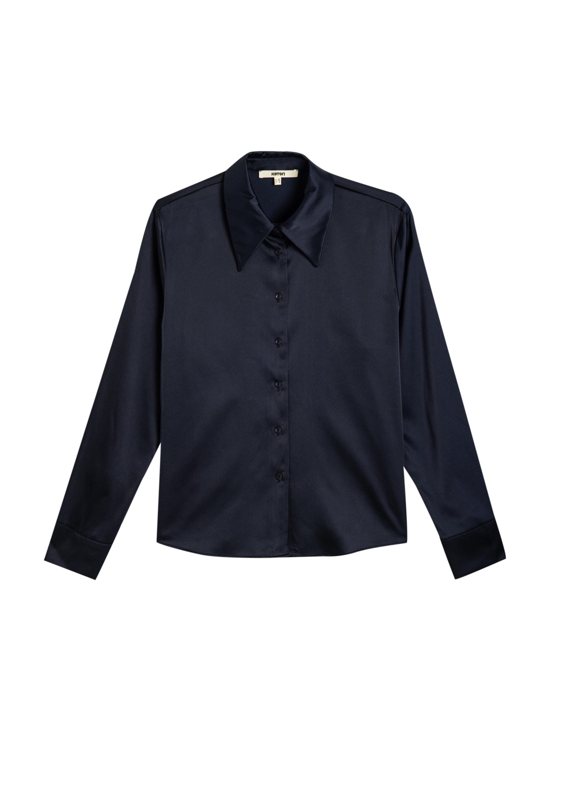 Langarmshirt Hemdkragen Langärmelig