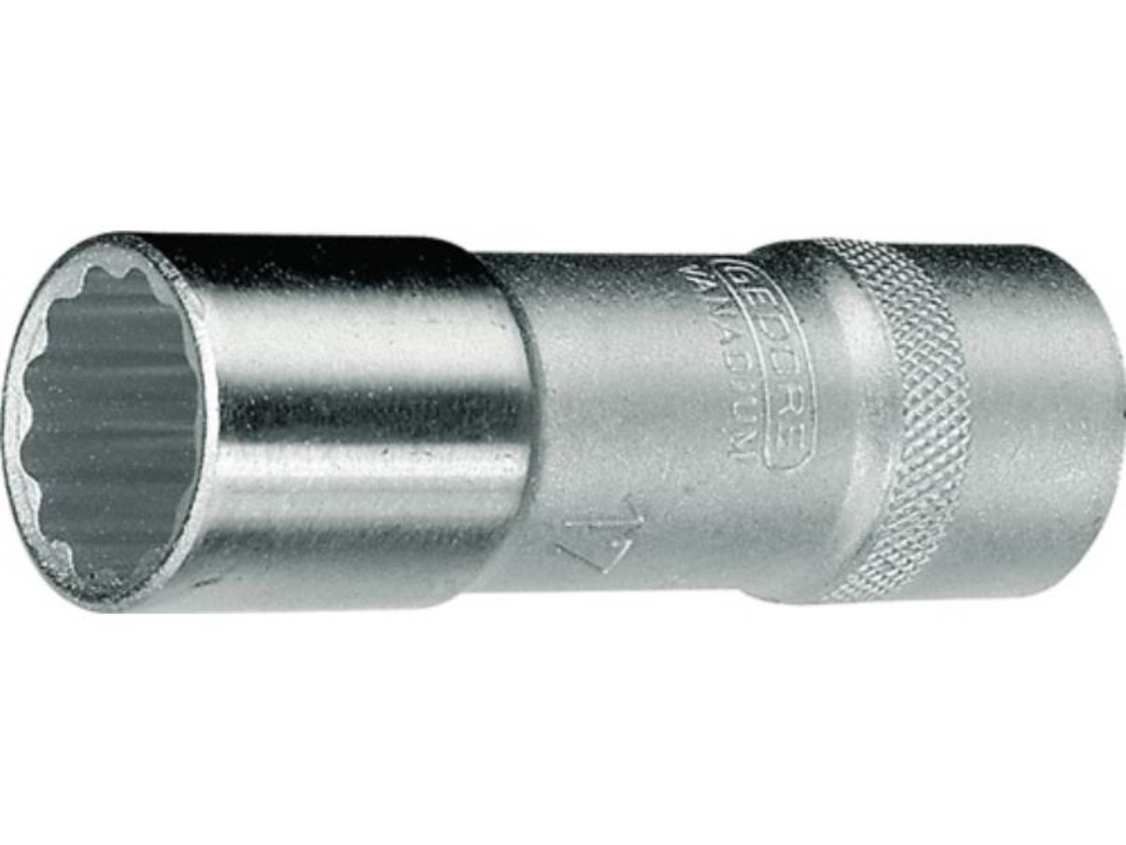Gedore Steckschlüssel GEDORE 6147500 Steckschlüsseleinsatz D 19 L 1/2 Zoll 12-kant Schlüss