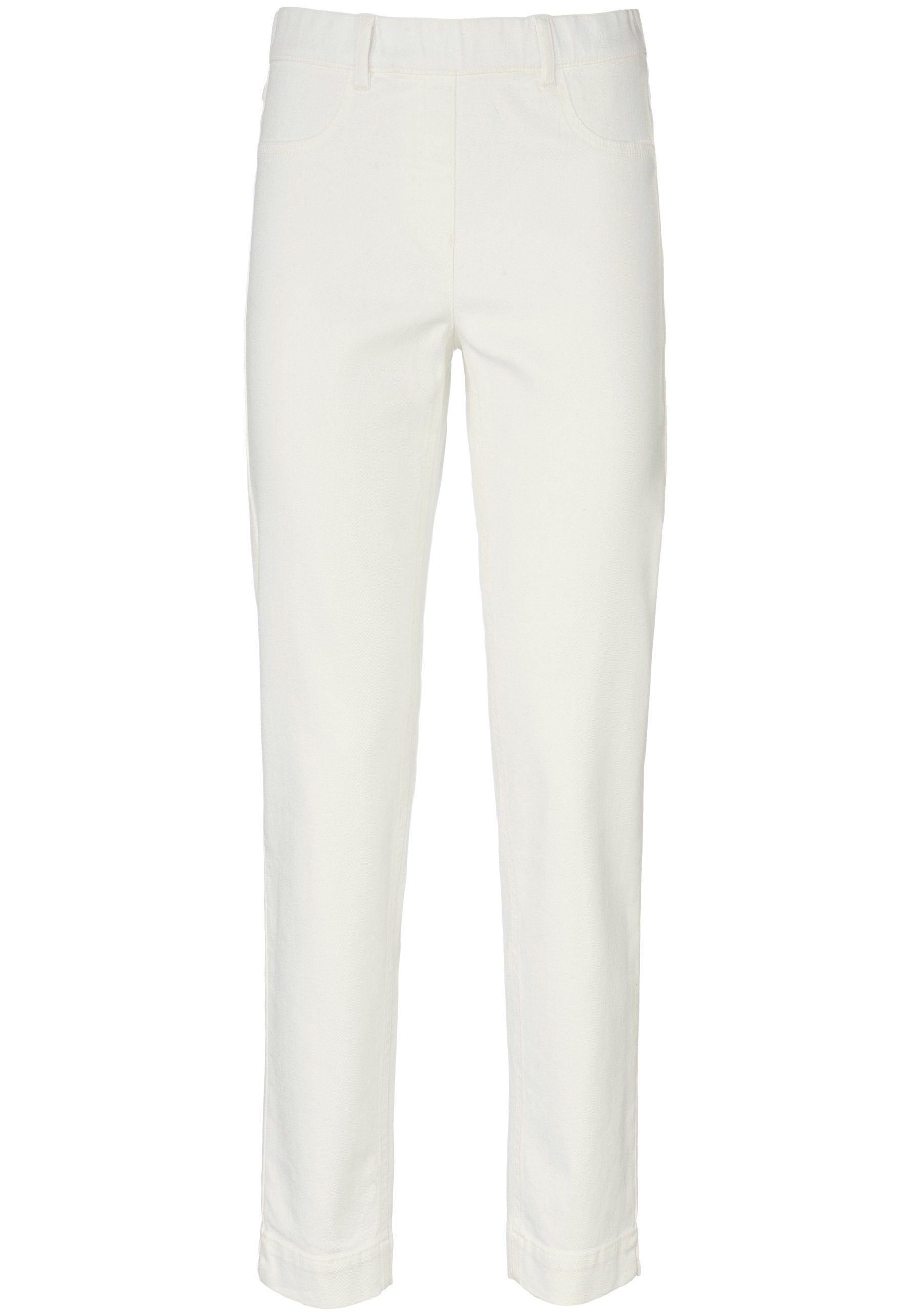 white_denim Hahn Peter Skinny-fit-Jeans Cotton