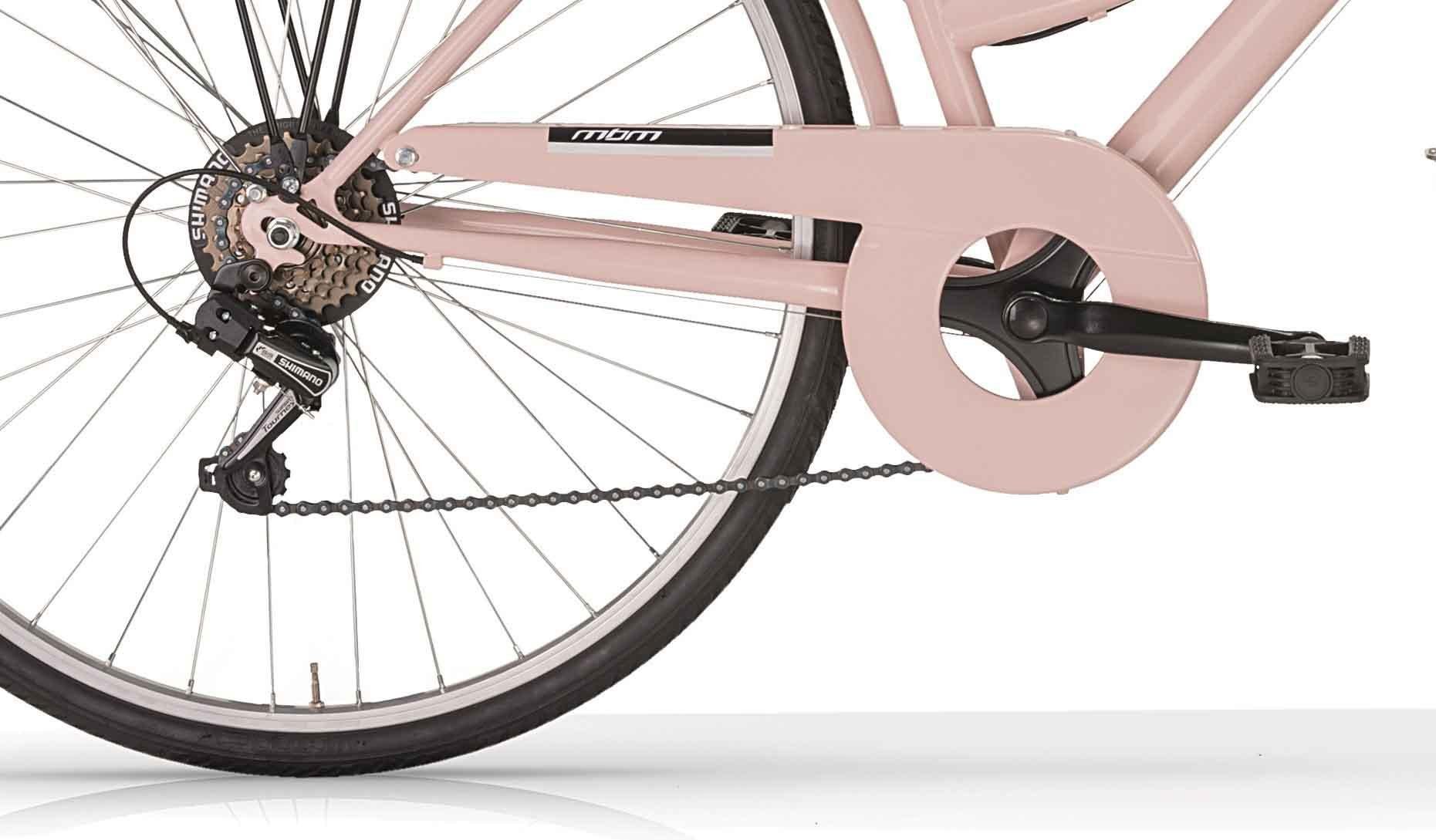 MBM Trekkingrad Touring, 6 Gang Shimano TY 21 Schaltwerk, Kettenschaltung, für Damen, Kettenschaltung