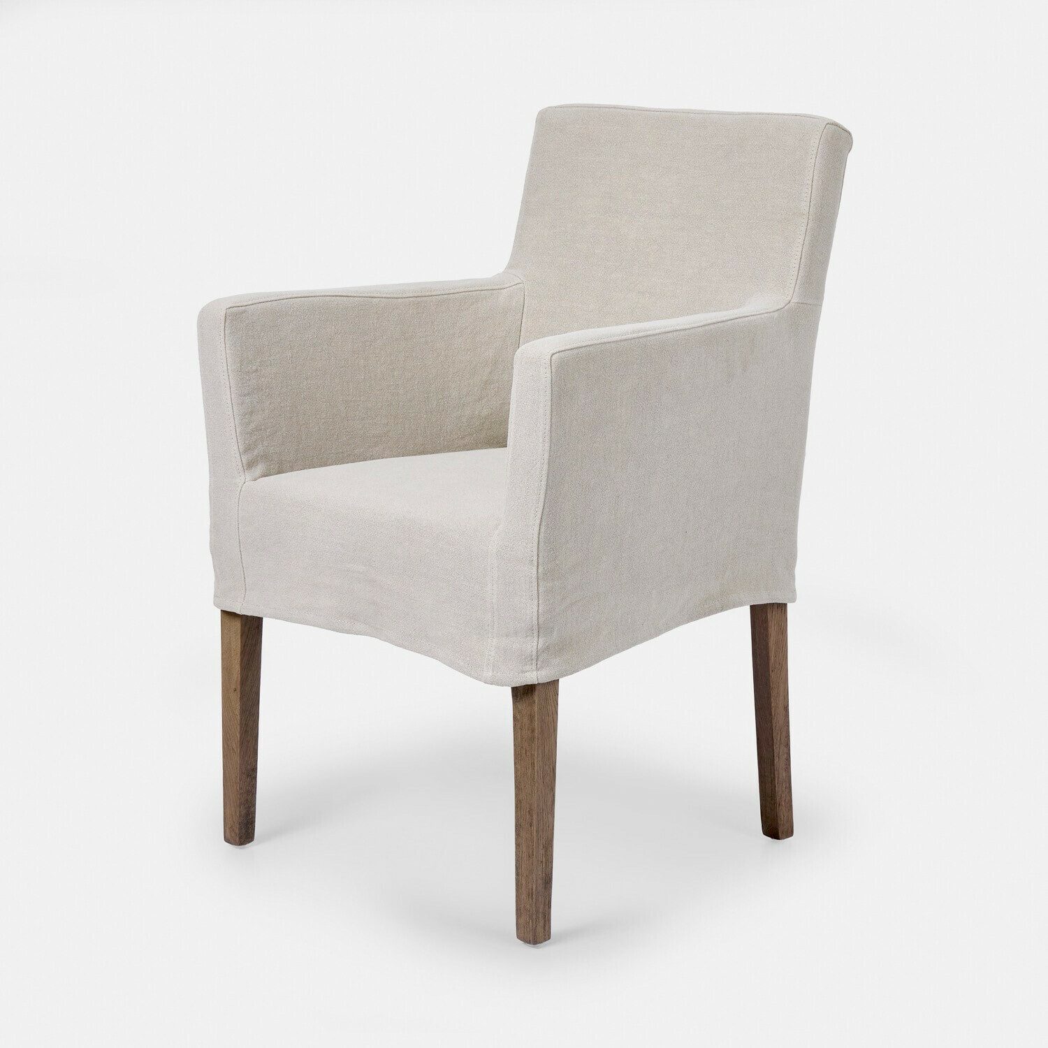 Mirabeau Esszimmerstuhl Stuhl Longhill leinen/braun