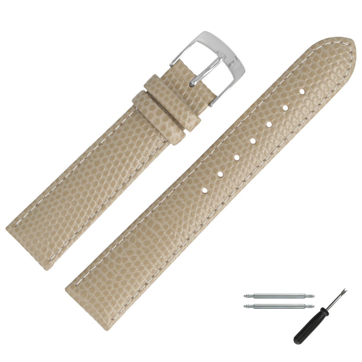 MARBURGER Uhrenarmband 18mm Leder