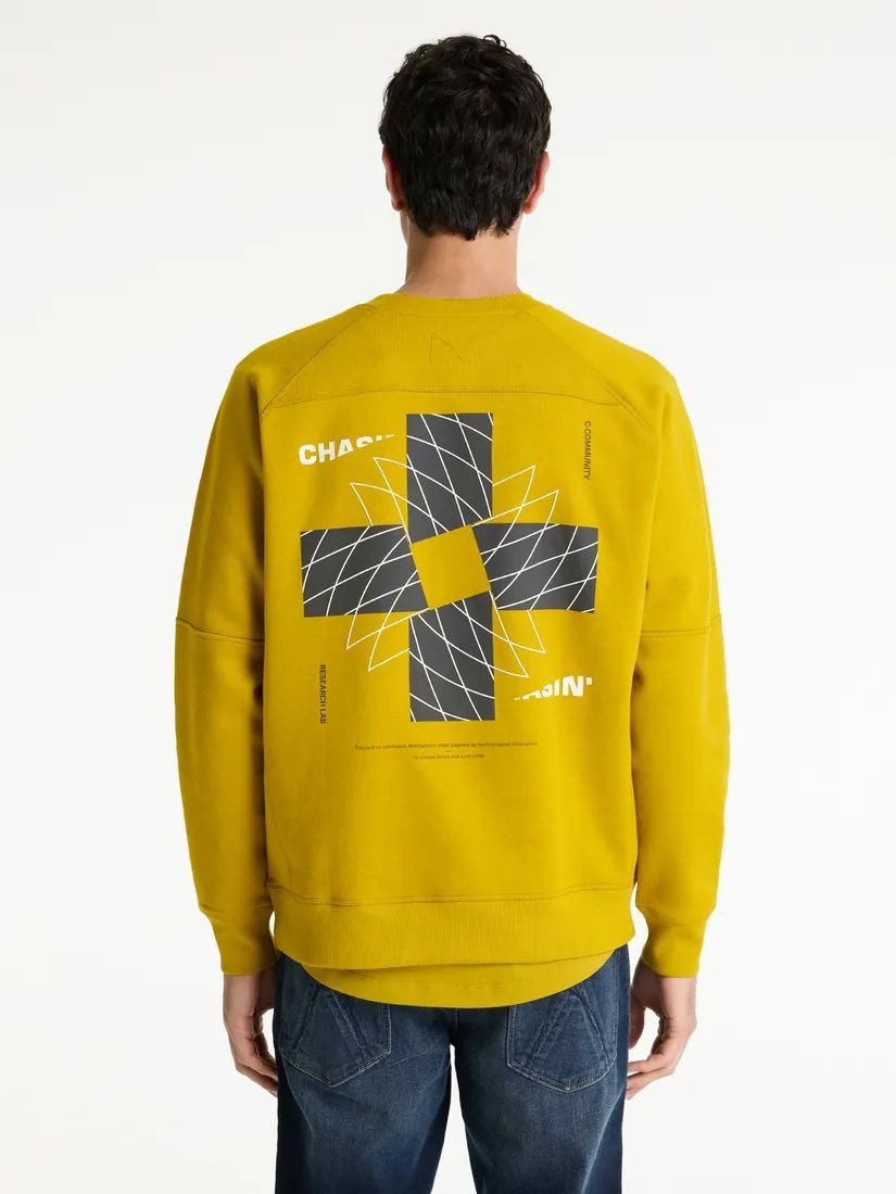 CHASIN' Sweatshirt IDO - Loose Fit Pullover - Sweatshirt mit 3D-Backprint