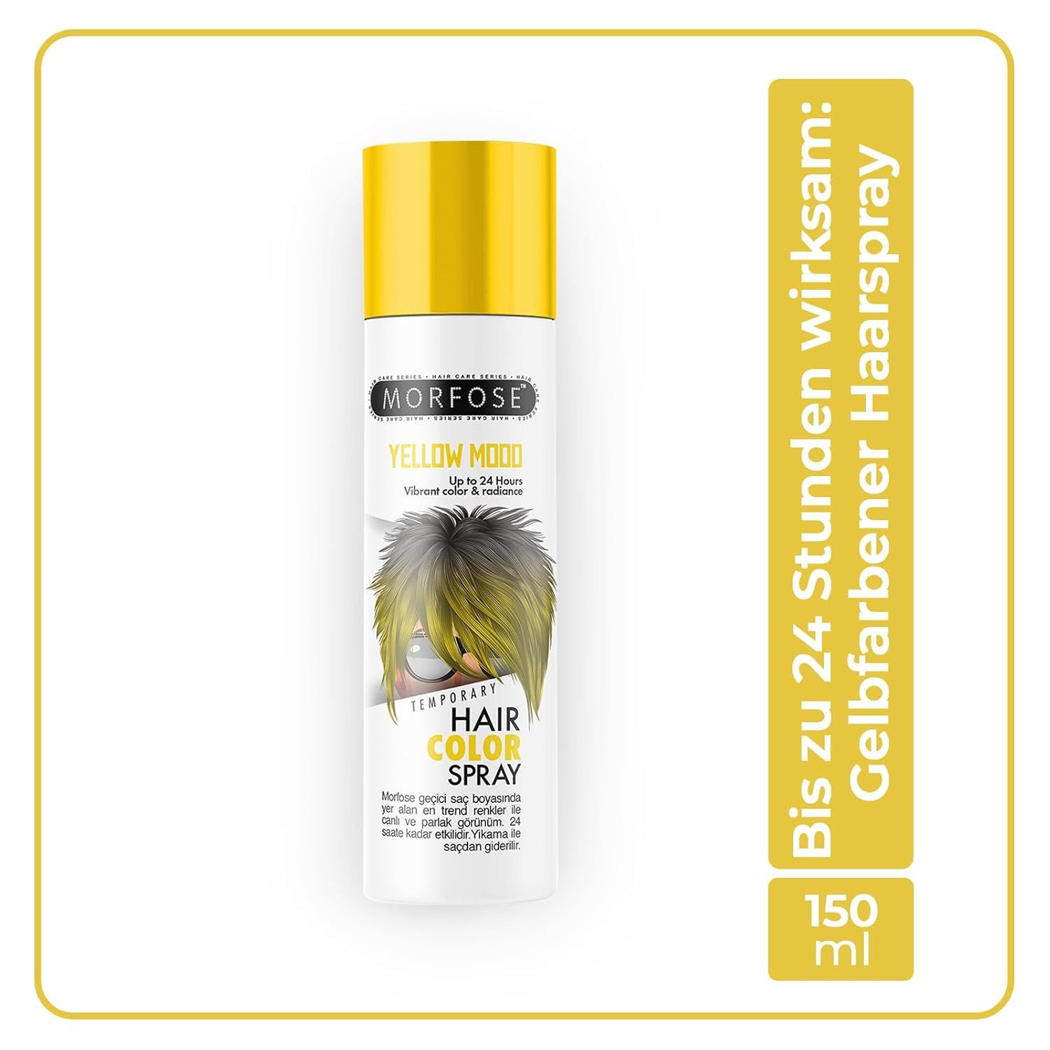 Morfose Haarfarbe Morfose Temporäres Haarfarbspray 150 ml – 9 Farben