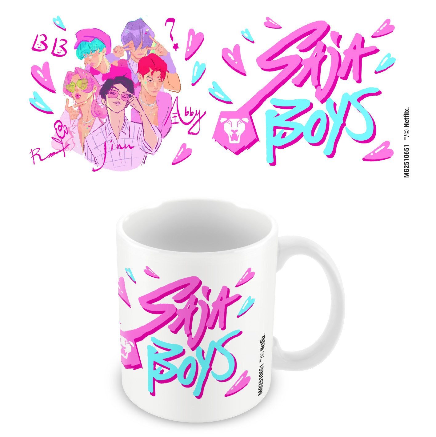 Tasse K-Pop Demon Hunters - Saja Boys Comic - Tasse