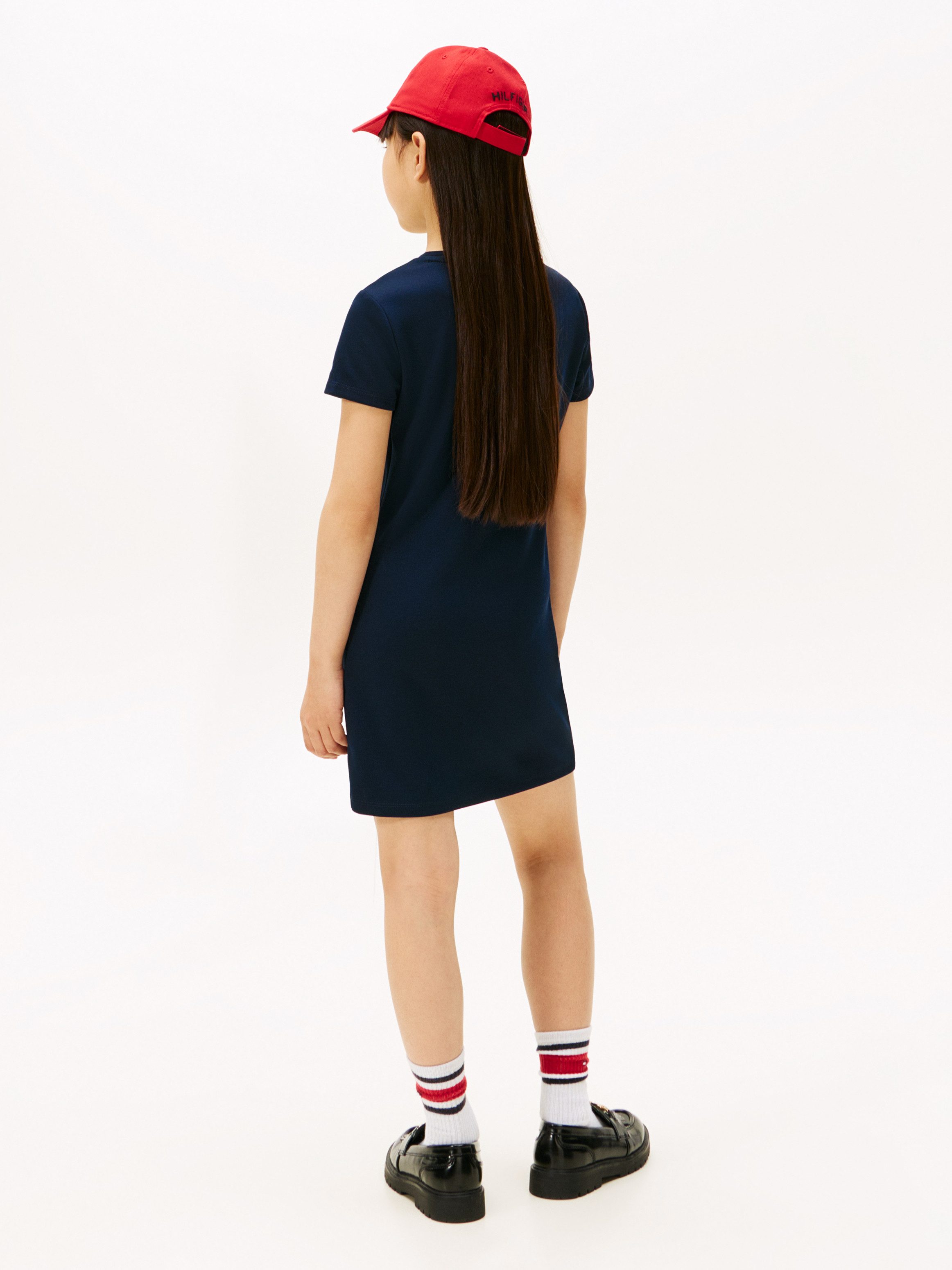 Tommy Hilfiger Shirtkleid STRAIGHT PUNTO DRESS S/S Kinder bis 16 Jahre