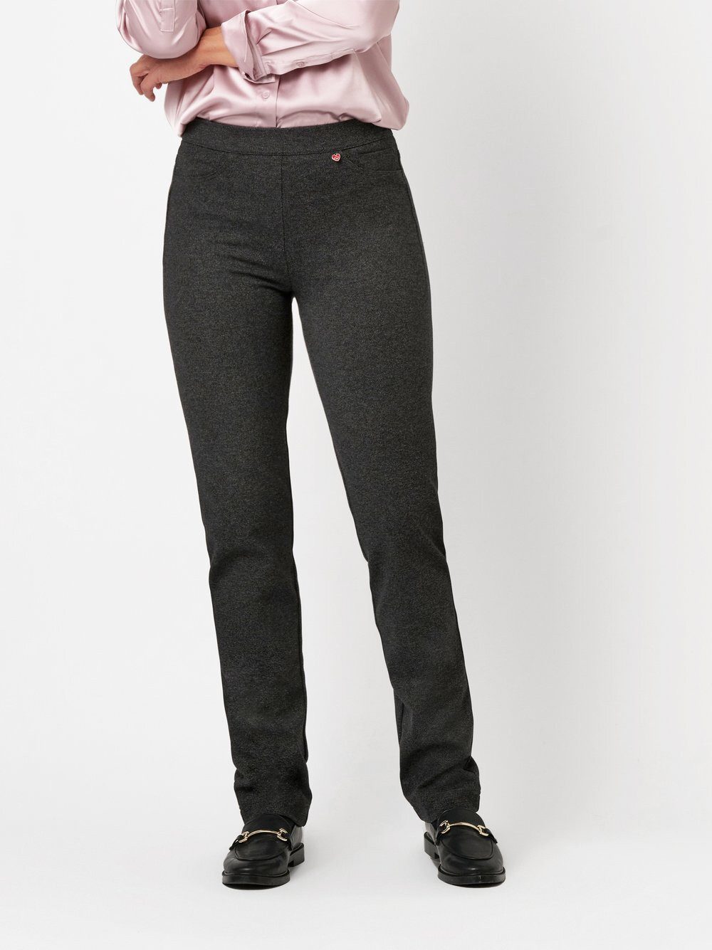 Relaxed by TONI Stretch-Hose Alice in Tweed-Optik