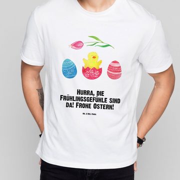 Mr. & Mrs. Panda T-Shirt Küken geschlüpft - Weiß - Geschenk, Ostern, Frauen, Nachthemd, Osterh (1-tlg)
