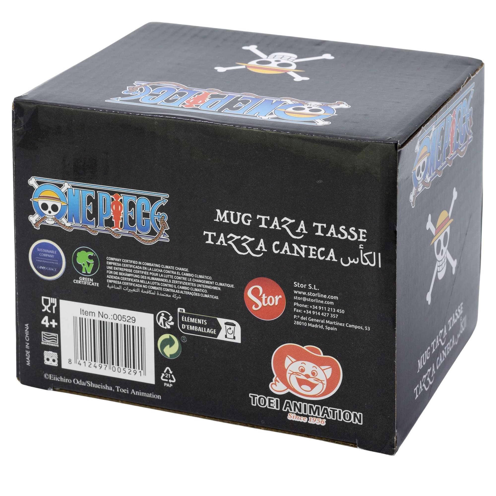 Stor Tasse Stor - One Piece Tasse aus Keramik 400ml - Marine Admiräle Motiv, 1-tlg.