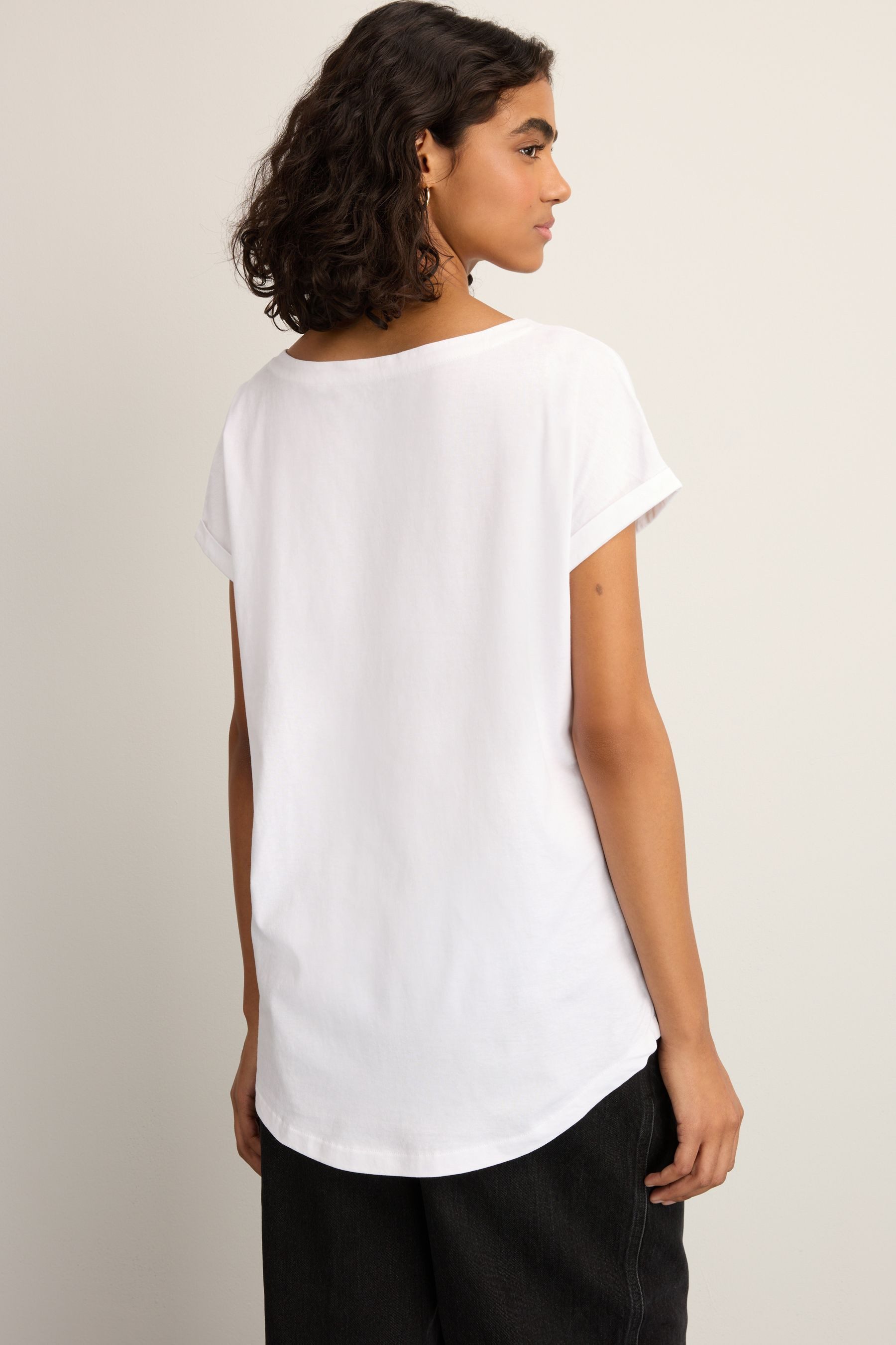 Next T-Shirt 7er-Pack T-Shirts mit überschnittenen günstig online kaufen