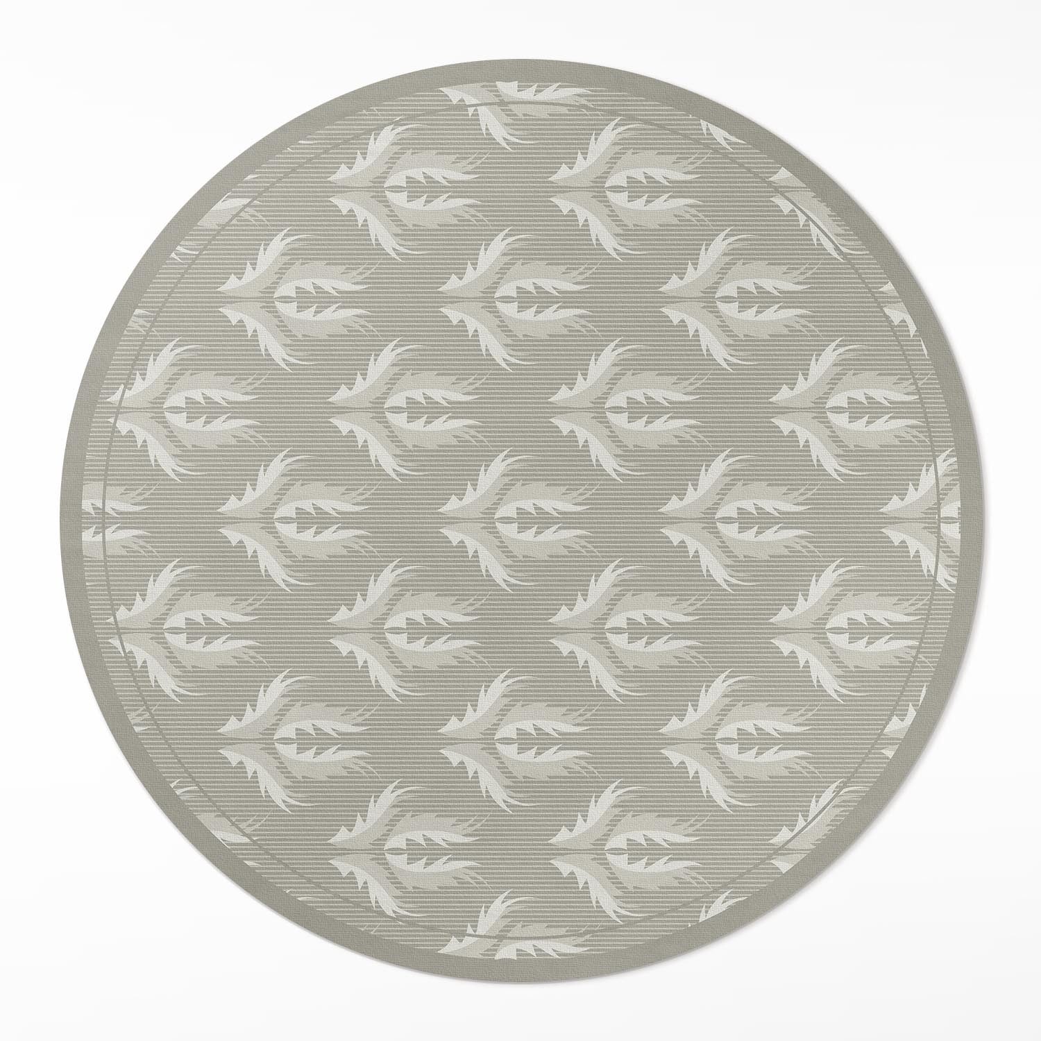 Tulup Vinylteppich Pvc Teppich Pflanzenornamente Teppich Auf Pvc Vinyl Teppich Läufer, Höhe: 50 mm