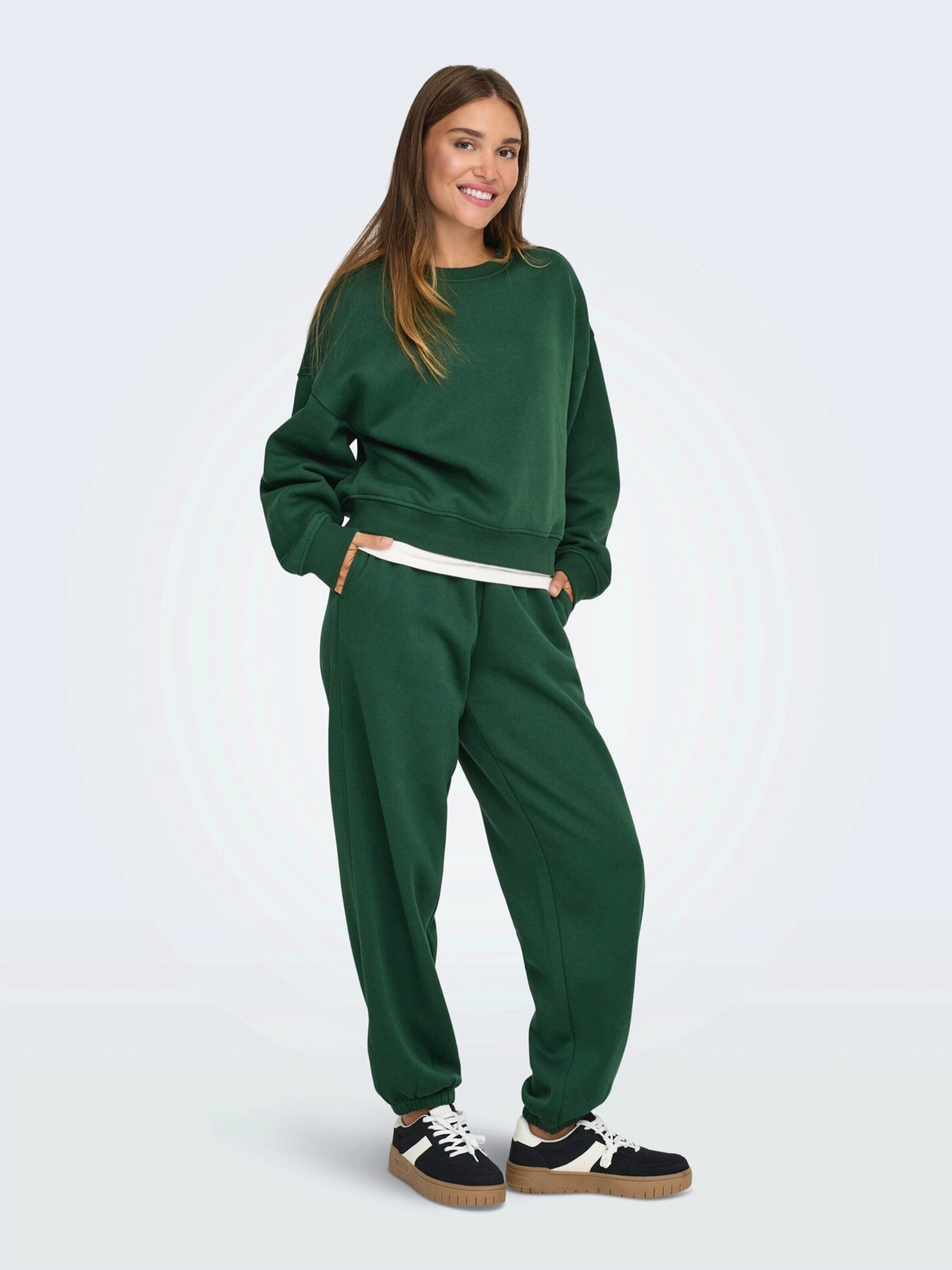 ONLY Stoffhose ONLBest (1-tlg) Drapiert/gerafft