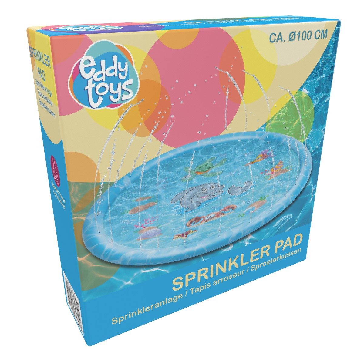 Eddy Toys Spiel-Wassersprenkler Spoeiermat 100cm