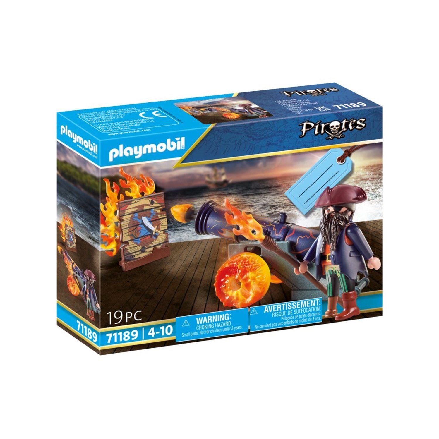 Playmobil® 71189 Pirat mit Kanone Konstruktions-Spielset günstig online kaufen