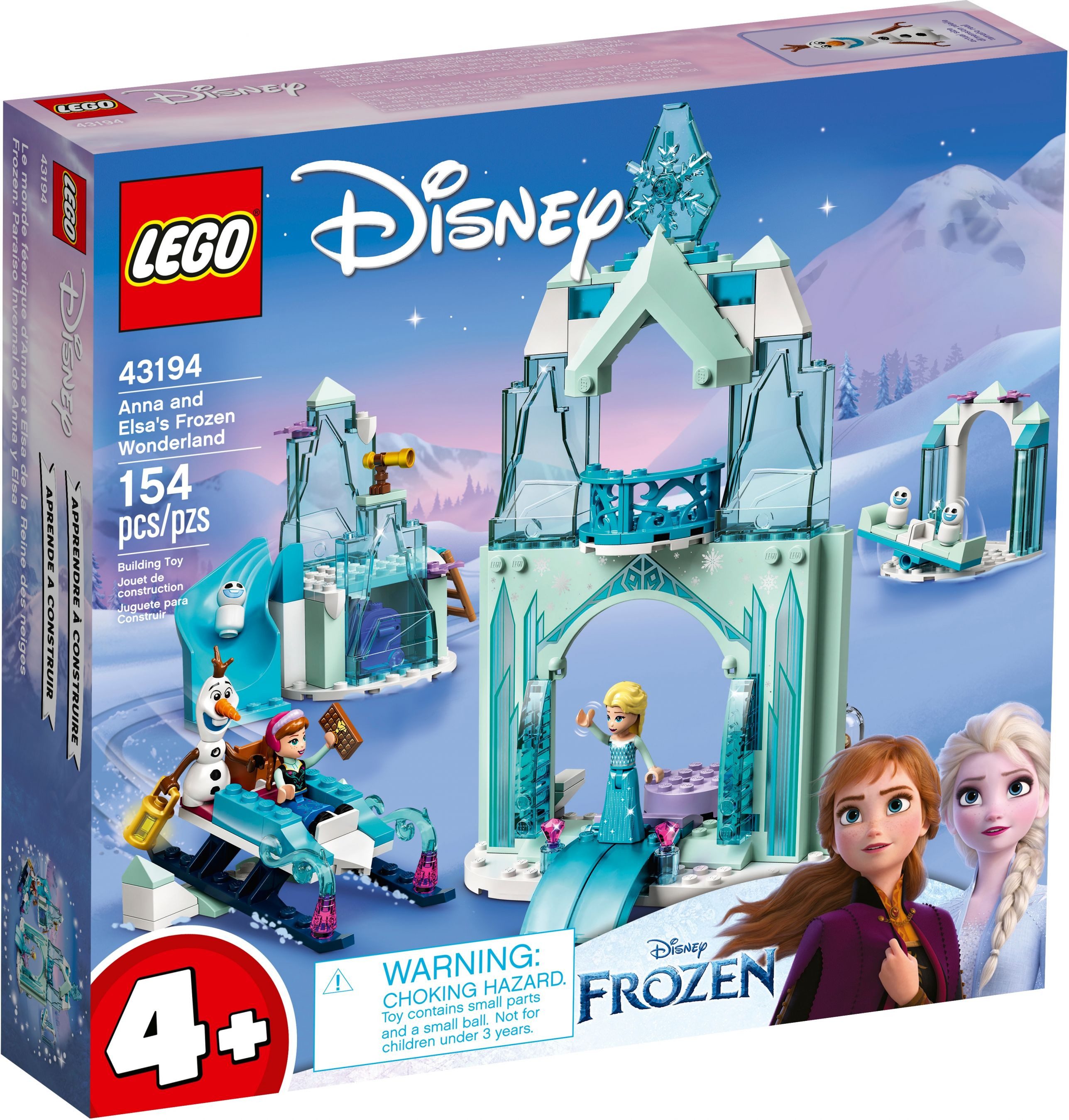LEGO® Disney Annas und Elsas Wintermärchen - 43194 NEU! Teile 154x Spielbausteine