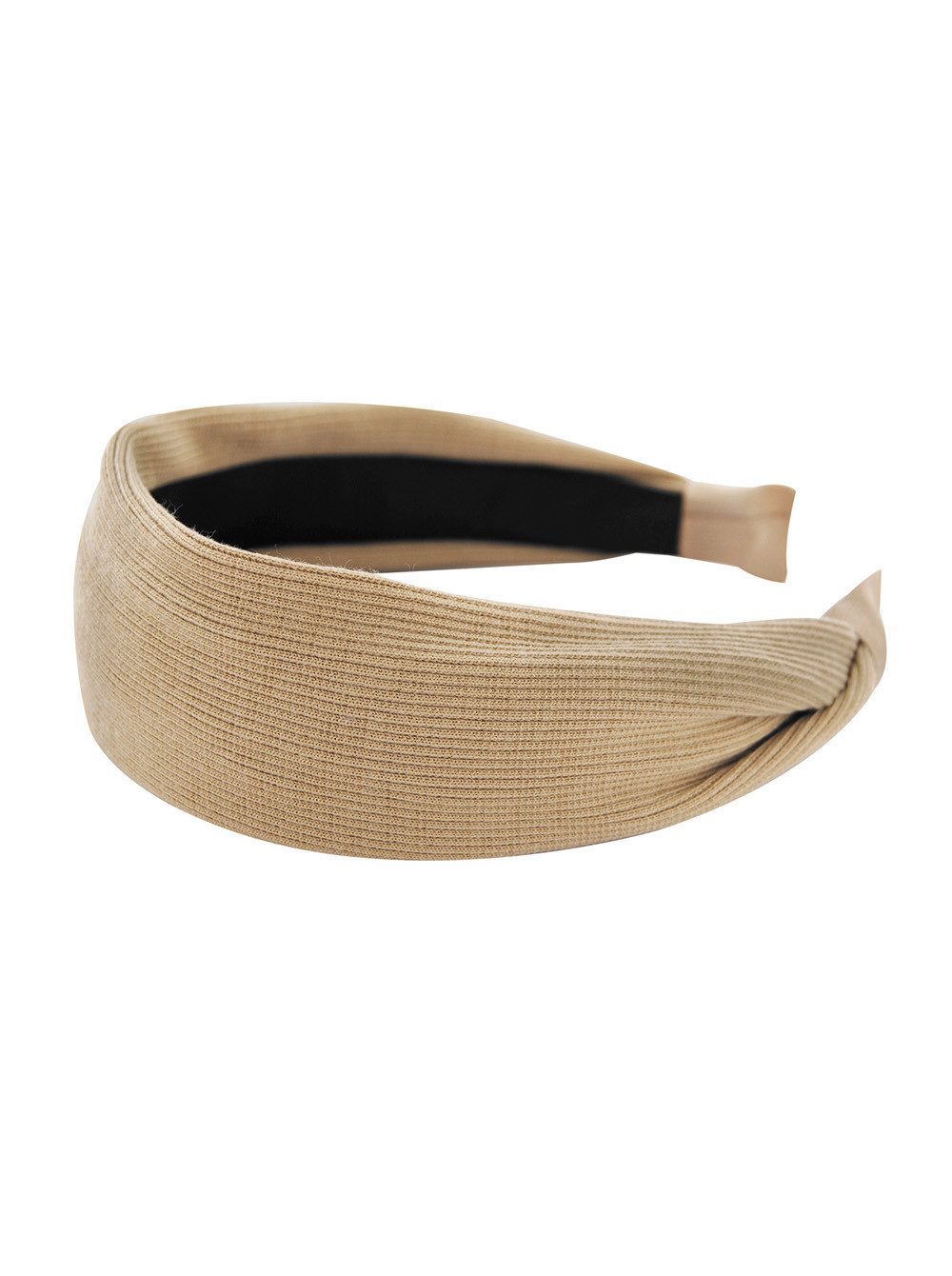 axy Haarreif Breiter aus geripptem Stoff elegant, Damen Breiter Haarreif Haarband Haarreifen