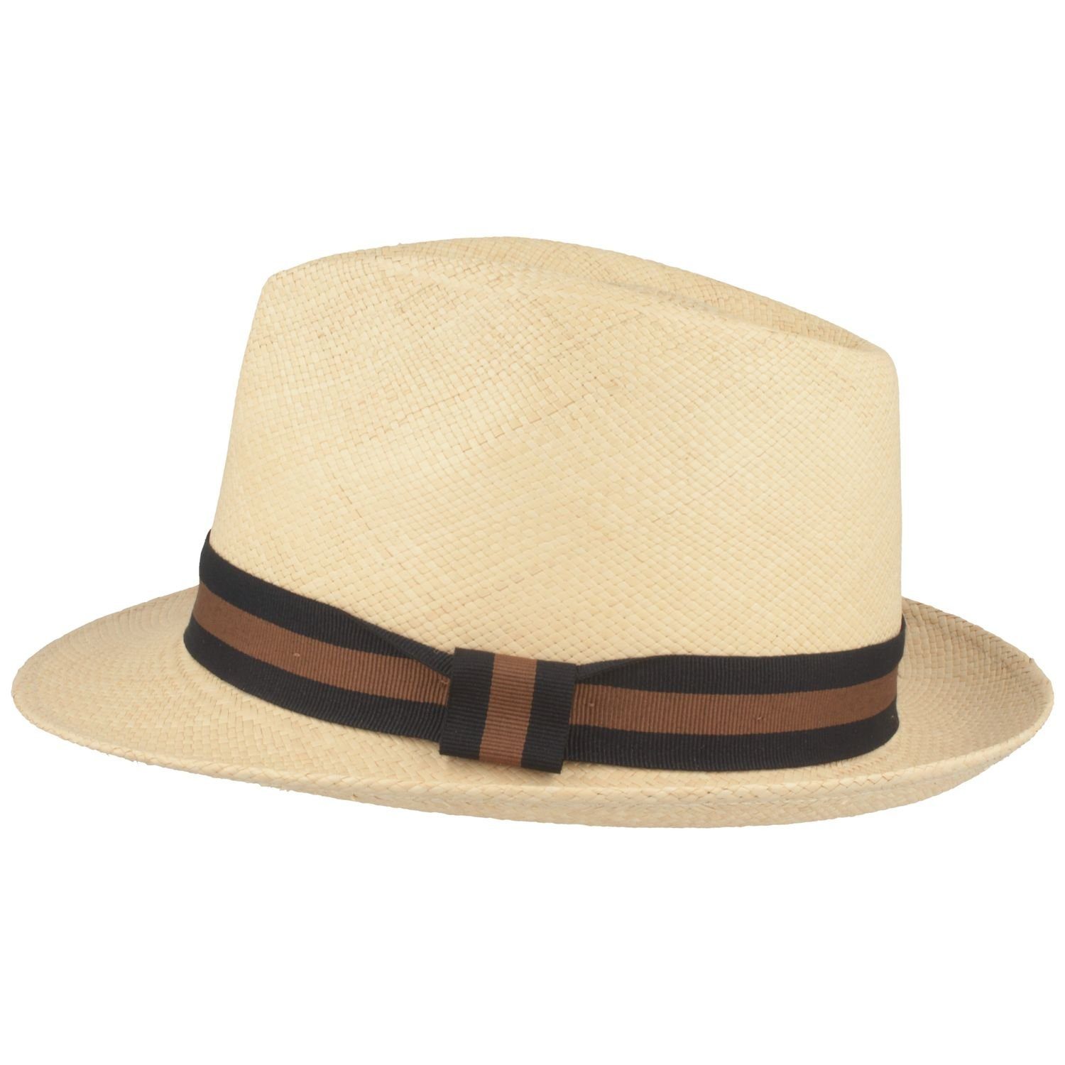 mit natur UV-Schutz Panama Strohhut Hut Breiter 50+ Garnitur moderner Trilby