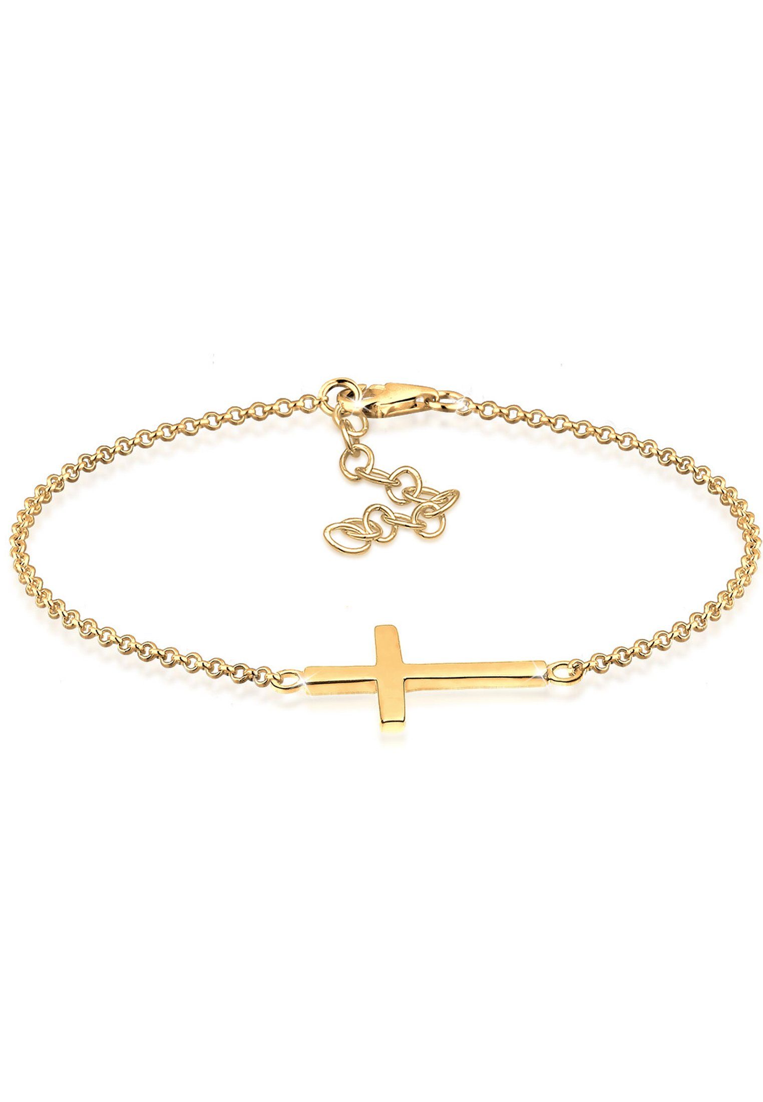 Elli Armband Kreuz Horizontal Schlicht 925 günstig online kaufen