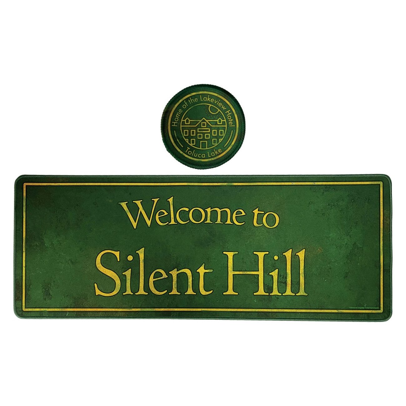 Fanattik Gaming Mauspad Silent Hill Schreibtischunterlage & Untersetzer