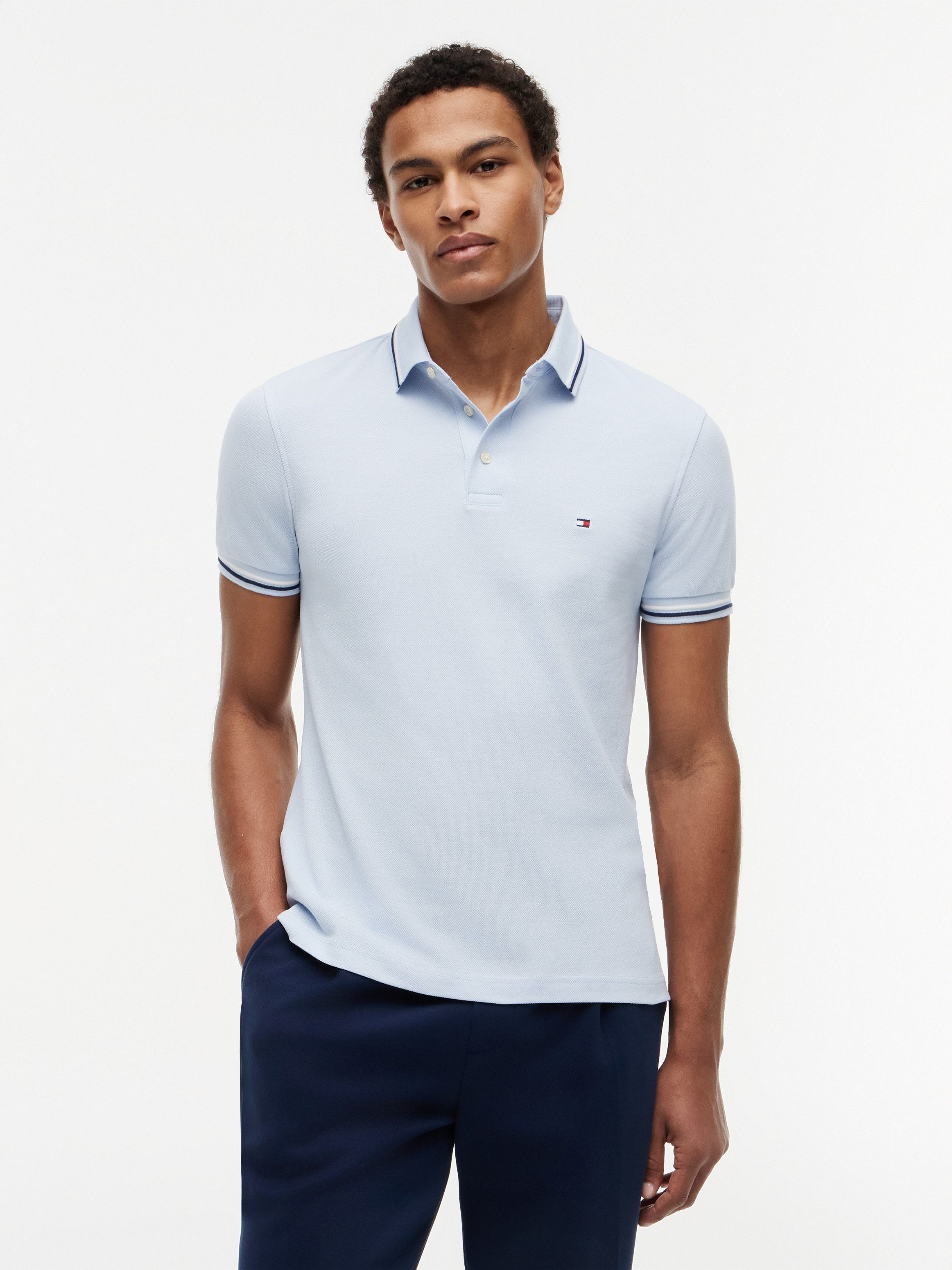 Tommy Hilfiger Poloshirt TOMMY TIPPED SLIM POLO