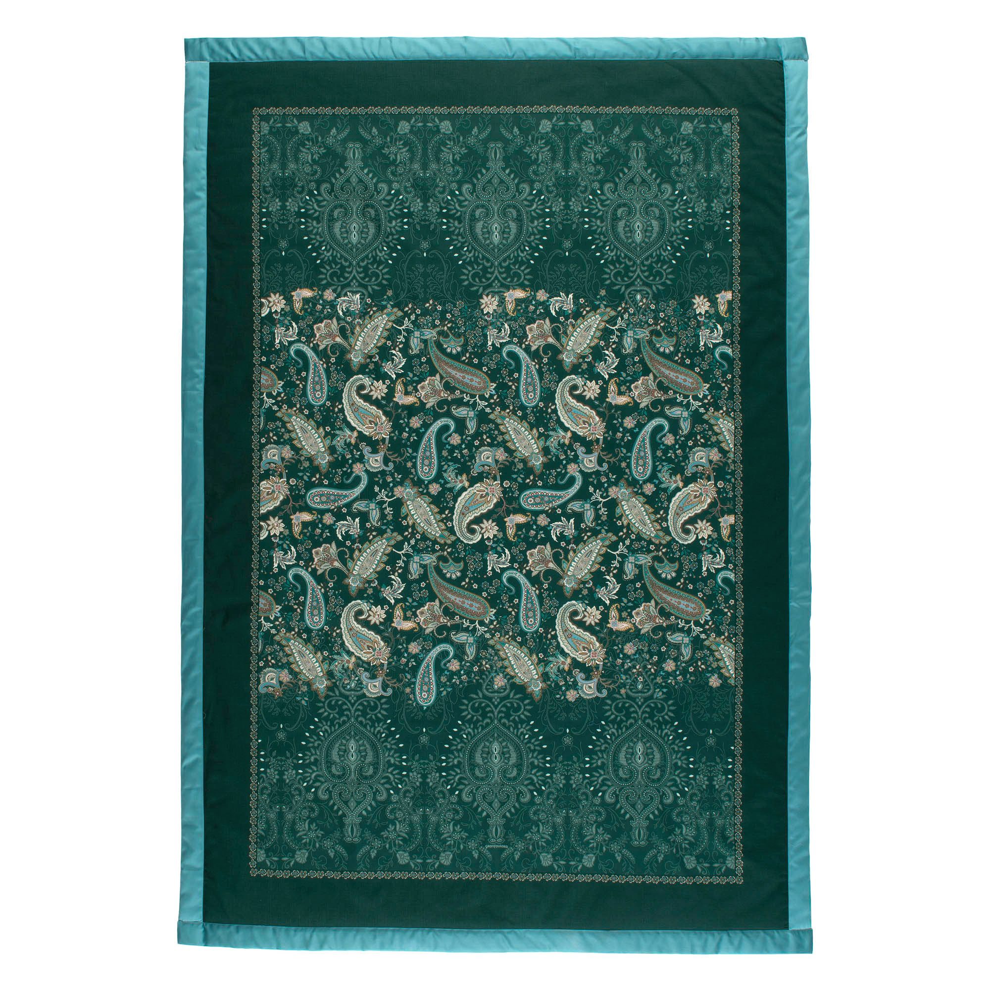 Plaid Bassetti Granfoulard Plaid Decke Wohndecke Monnalisa V1 grün 135x190, Bassetti, Hochwerige italienische Markenqualität