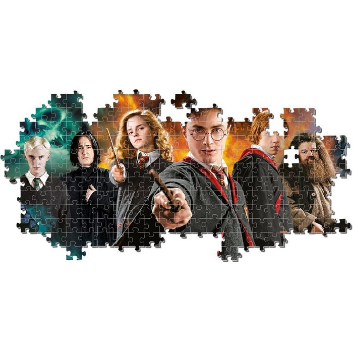 Clementoni® Puzzle Panorama Harry Potter 1000 Puzzleteile Made in Europe FSC® - schützt Wald - weltweit