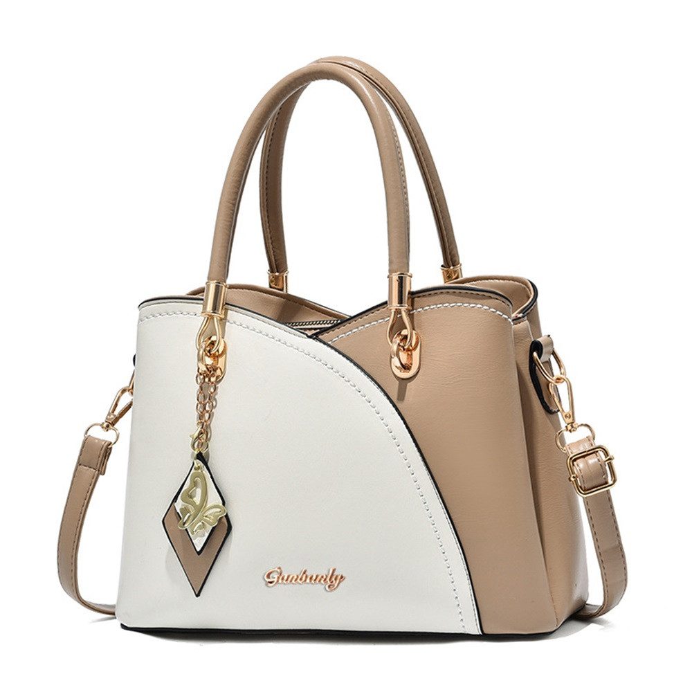 RWEUOQ Henkeltasche Handtasche mit Quasten, Patchwork-Farbe, günstig online kaufen