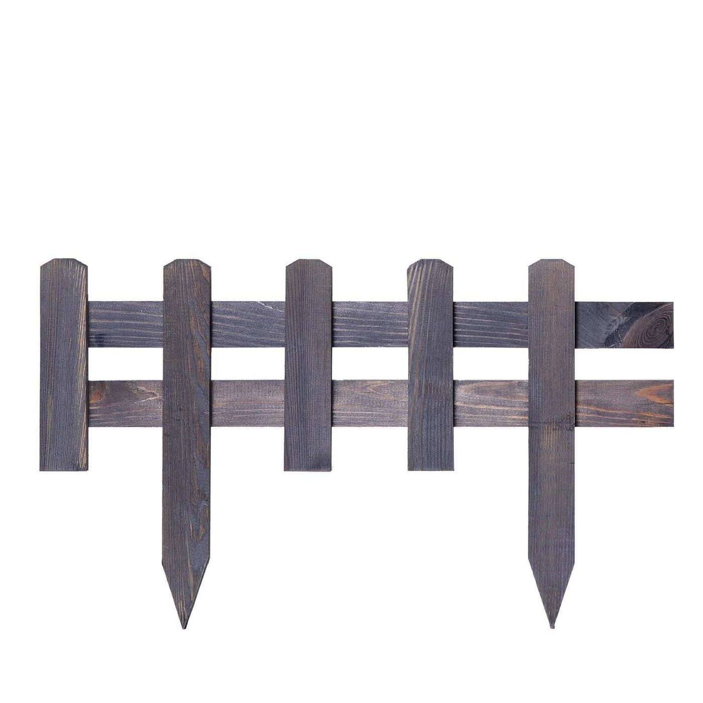 Thumbnail - BooGardi Beetumrandung Steckzaun Holz, LxH: 59,5x20 cm, Einzelelement, 3 Höhen 2 Längen Beeteinfassung Beet Gartenzaun