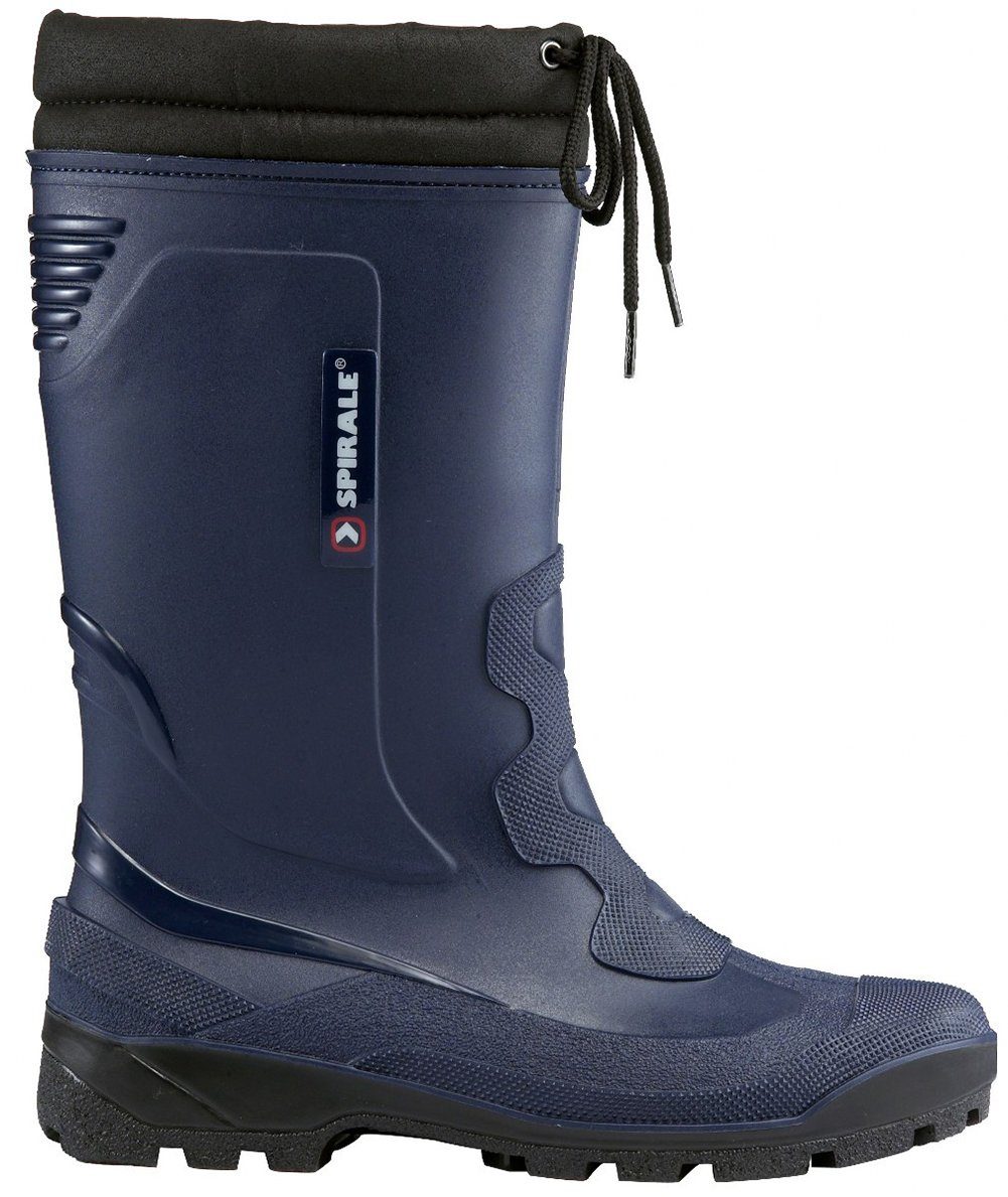 Spirale Gummistiefel JOHN gefüttert Blau