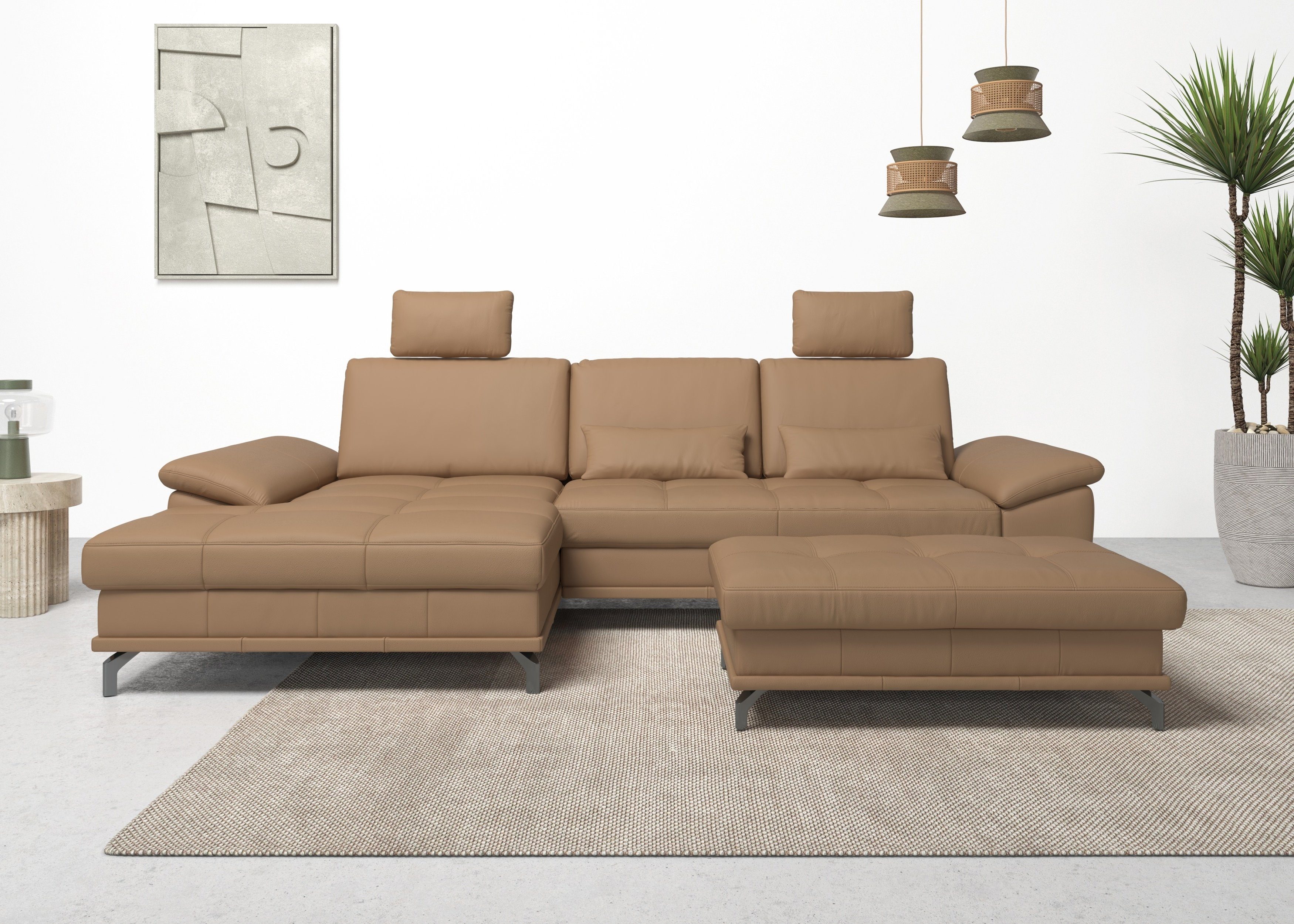 Places of Style Ecksofa Costello L-Form, günstig online kaufen