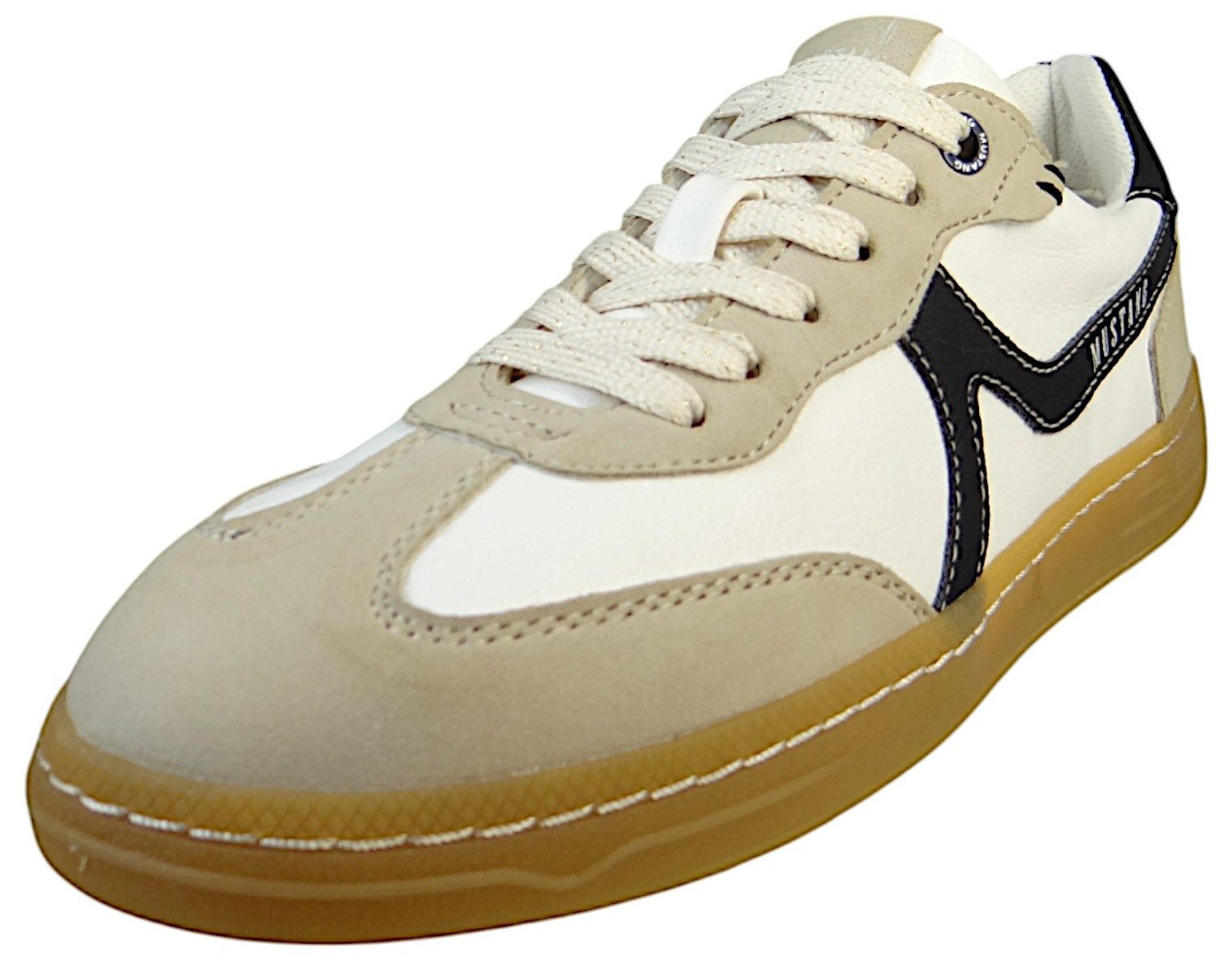 Mustang Shoes 1511303 19 weiss/schwarz Sneaker