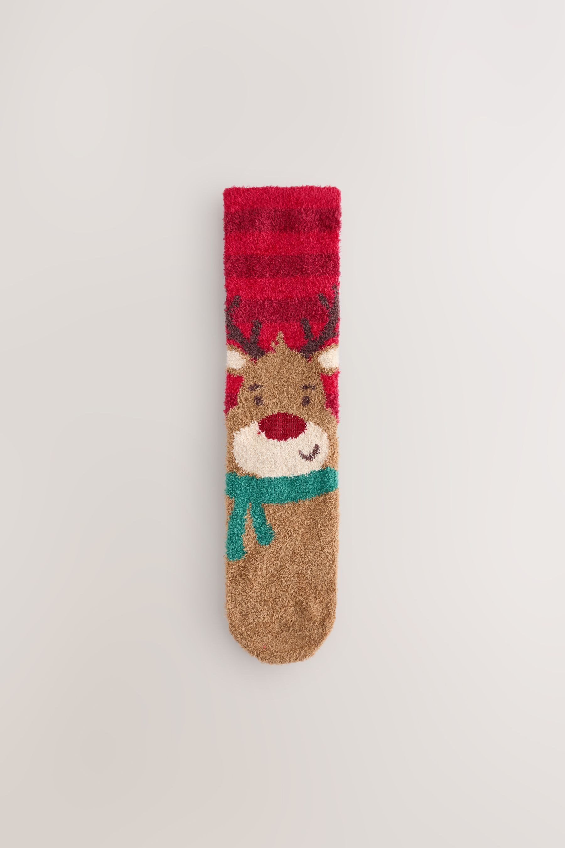 Next Kuschelsocken Kuschelige Socken mit Weihnachtsmuster, 2er-Pack (2-Paar)