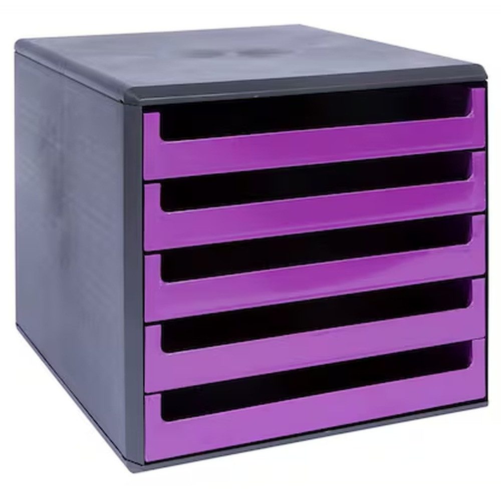M&M Organizer M&M Schubladenbox DIN A4 mit 5 Schubladen