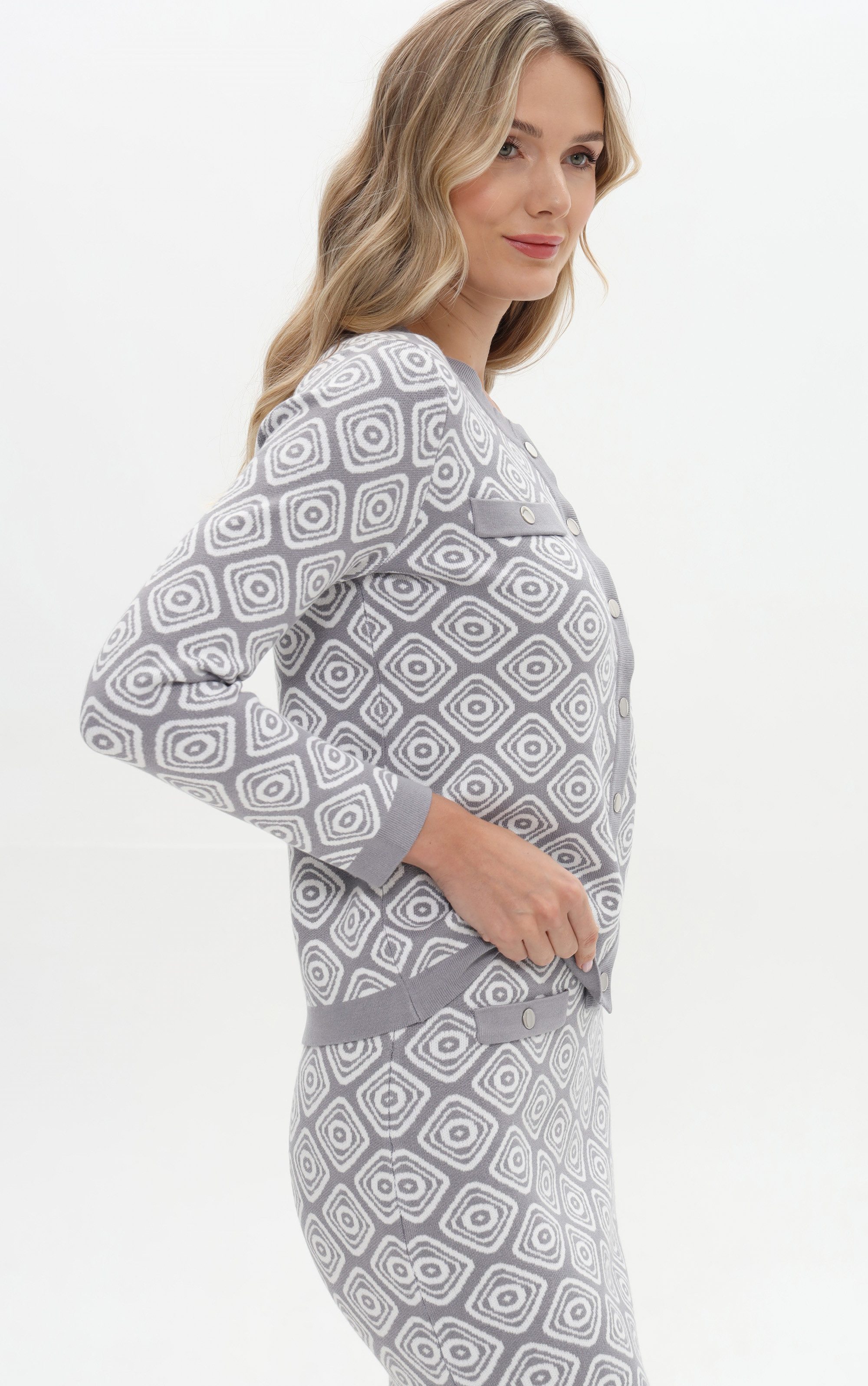 Passioni Midirock mit geometrischem Muster