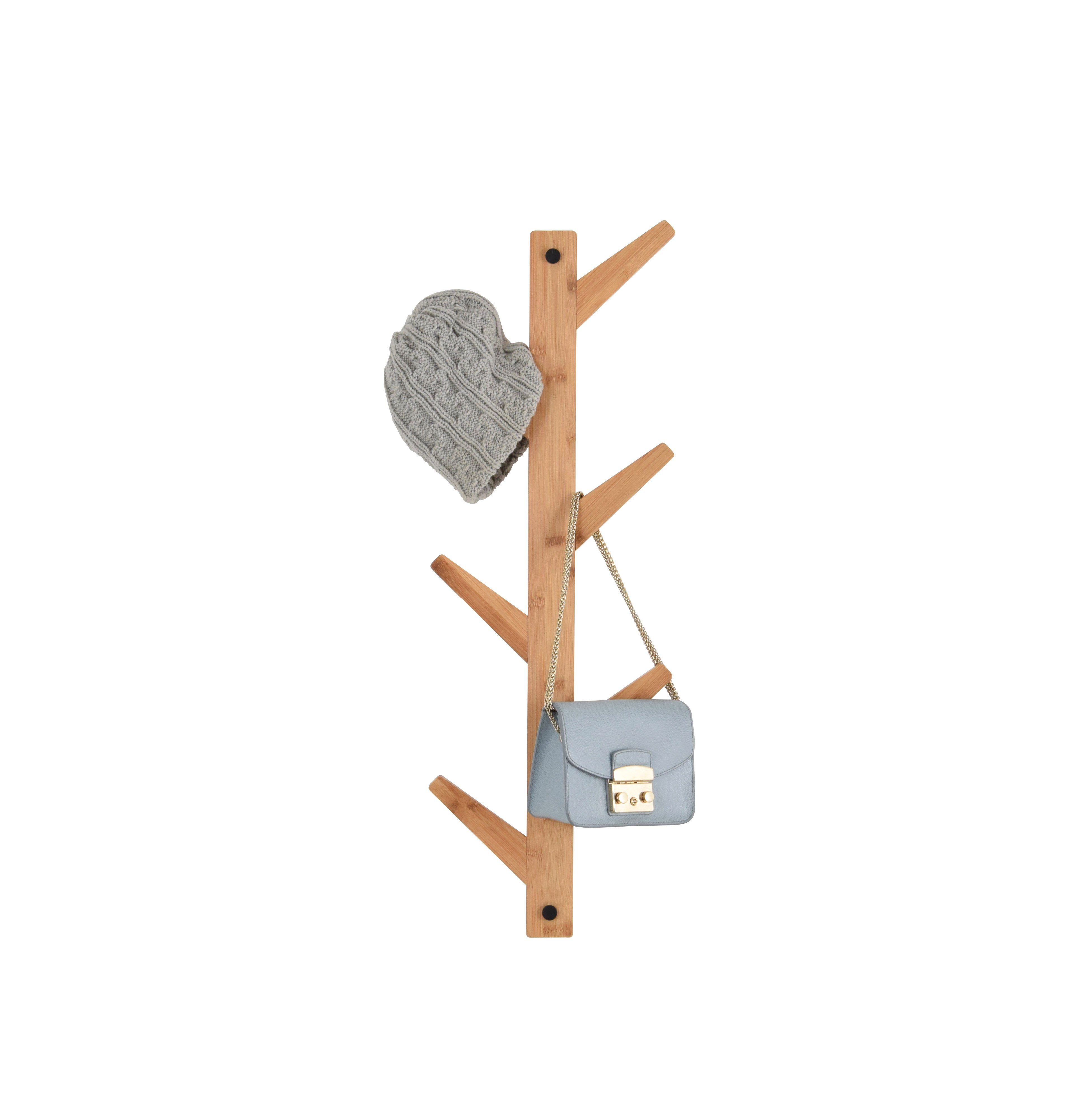 Kreher Wandgarderobe Hakenleiste aus Bambus günstig online kaufen