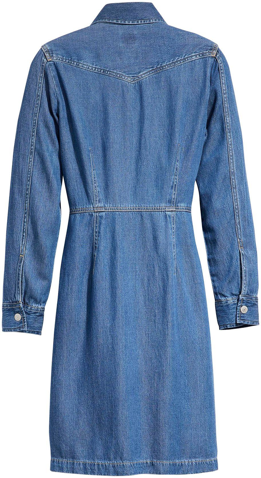 Levi's® Jeanskleid OTTO WESTERN DRESS klassischen im blue Westernlook