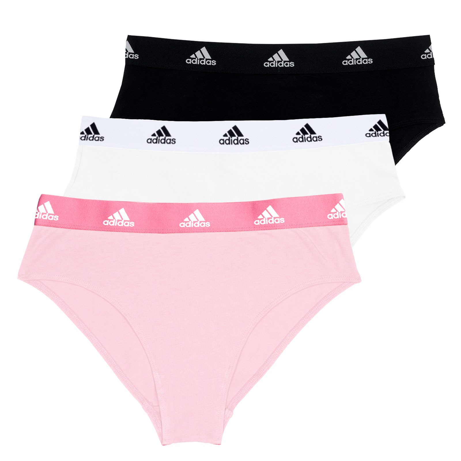 adidas Sportswear Slip Bikini Cotton Logo (3-St., 3er Set) mit elastischem günstig online kaufen