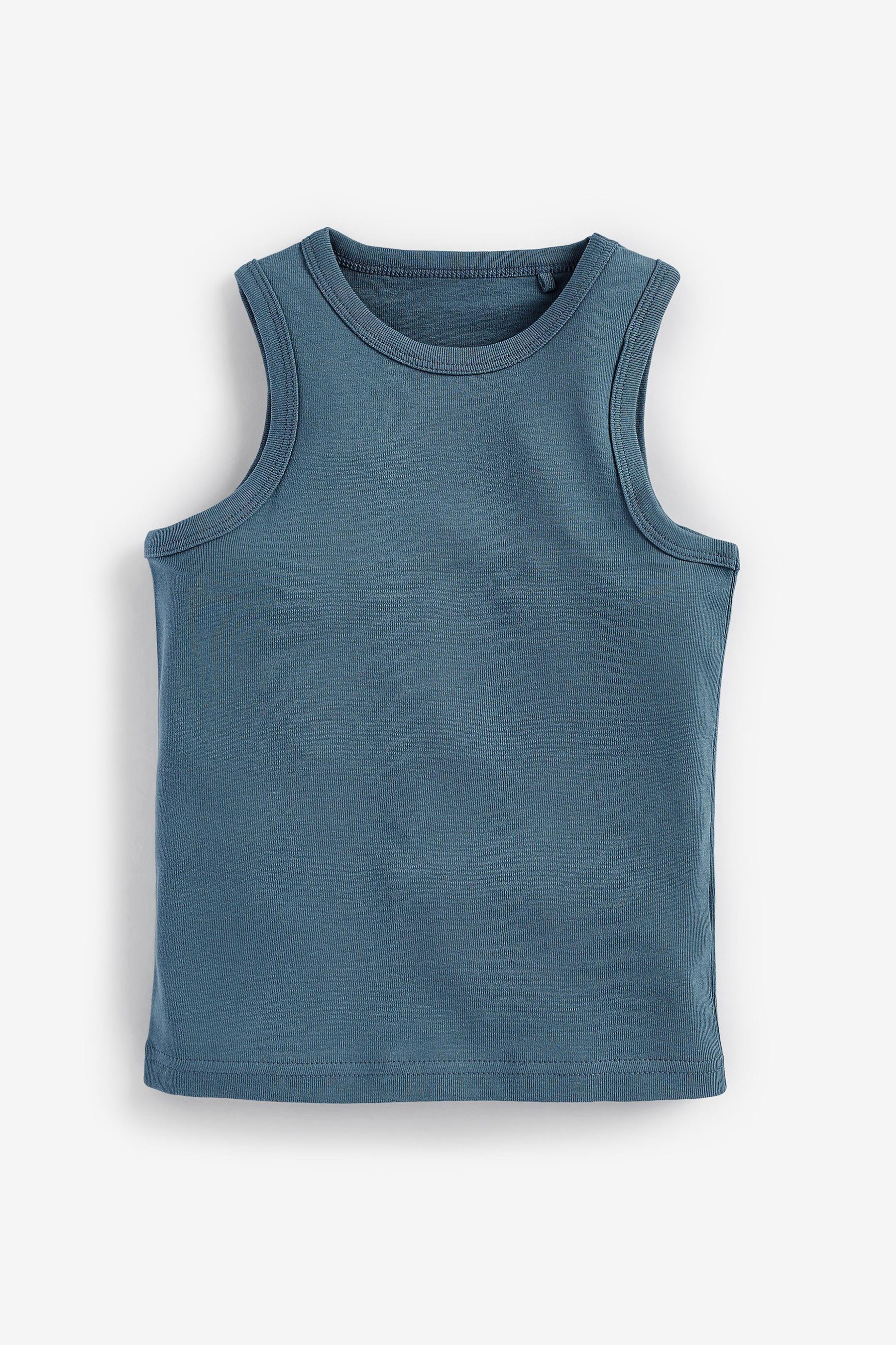 Unterhemd Unterhemden (5-St) Next Blue aus, 5er-Pack