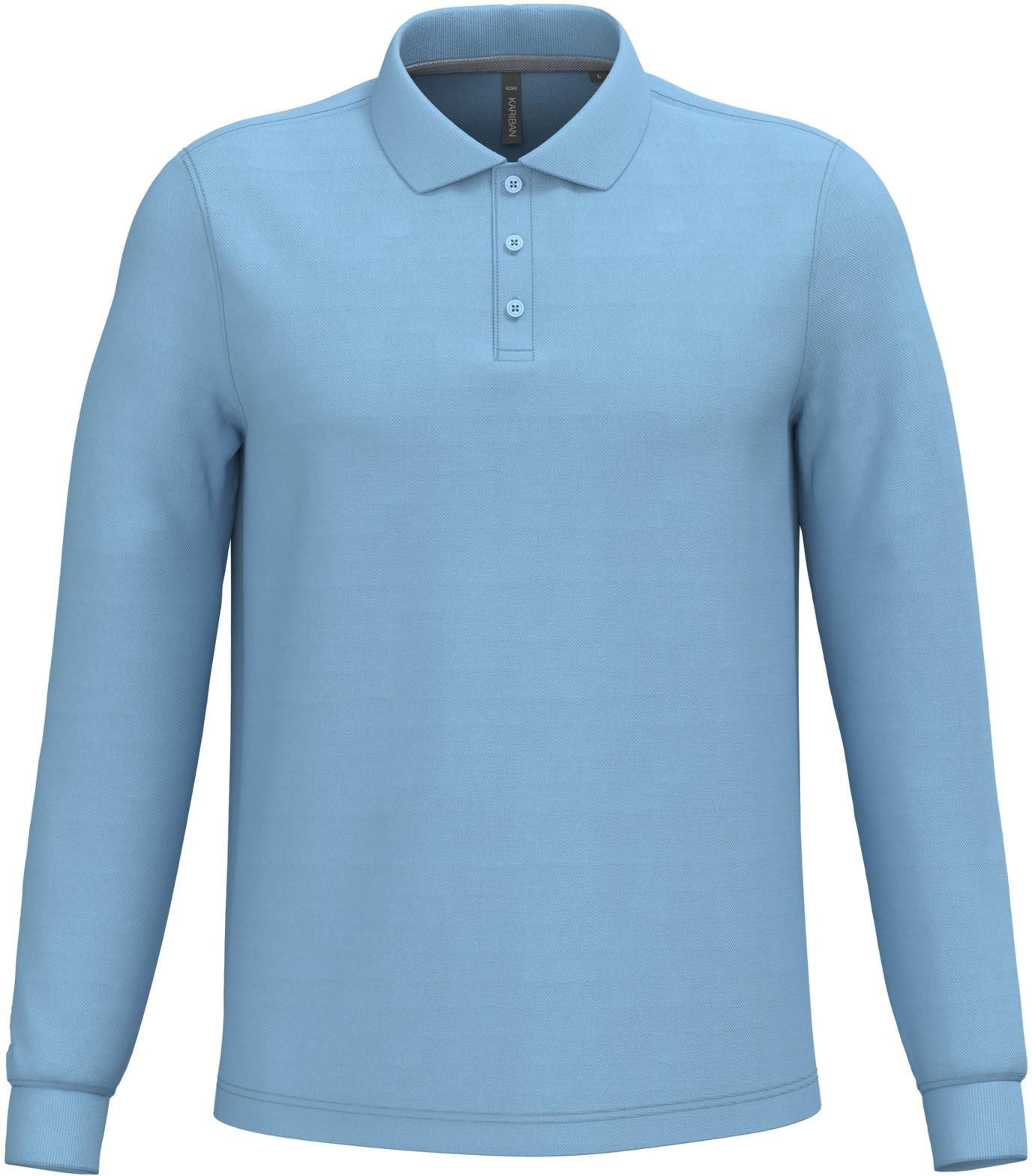 Kariban Langarm-Poloshirt Herren Langarm Poloshirt günstig online kaufen