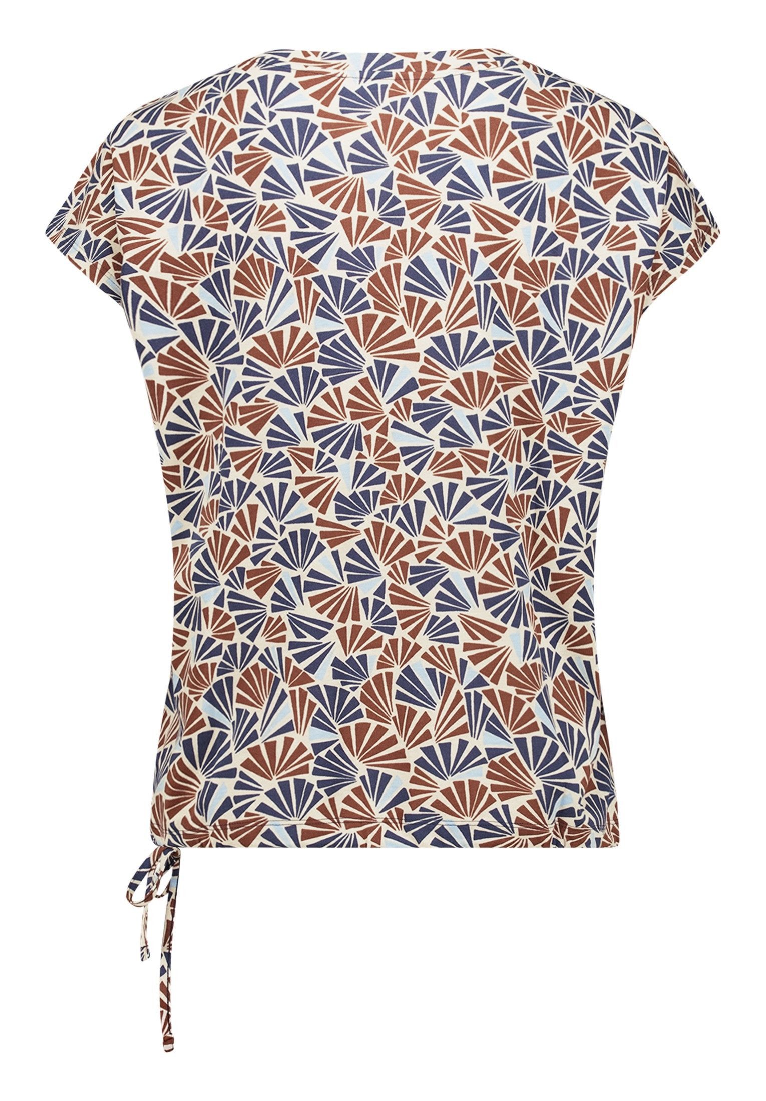 Betty&Co Kurzarmshirt Damen mit Tunnelzug (1-tlg)