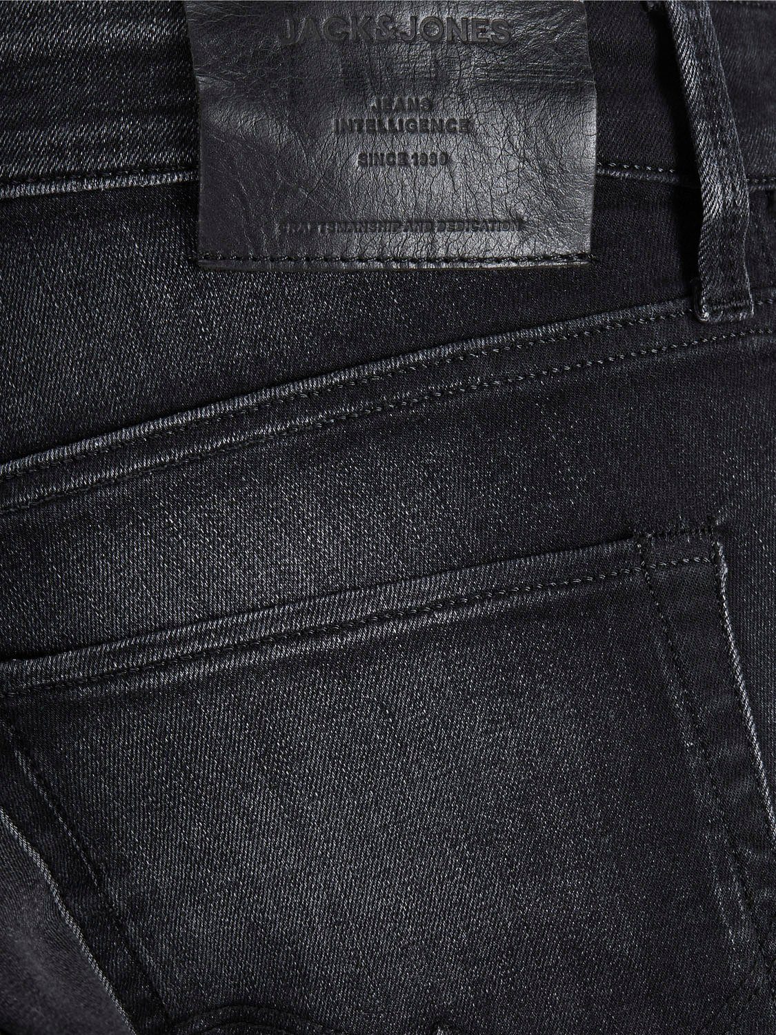 Jones Slim-fit-Jeans ICON GLENN & Jack black-denim