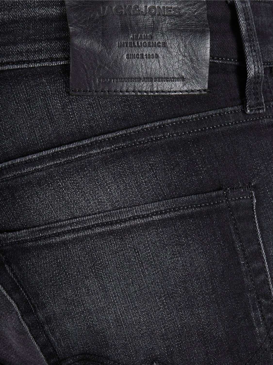 Jack & Jones Slim-fit-Jeans GLENN ICON black-denim