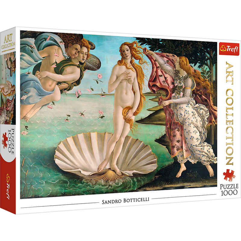 Trefl Puzzle Sandro Botticelli Die Geburt der Venus Puzzle, 1000 Puzzleteile