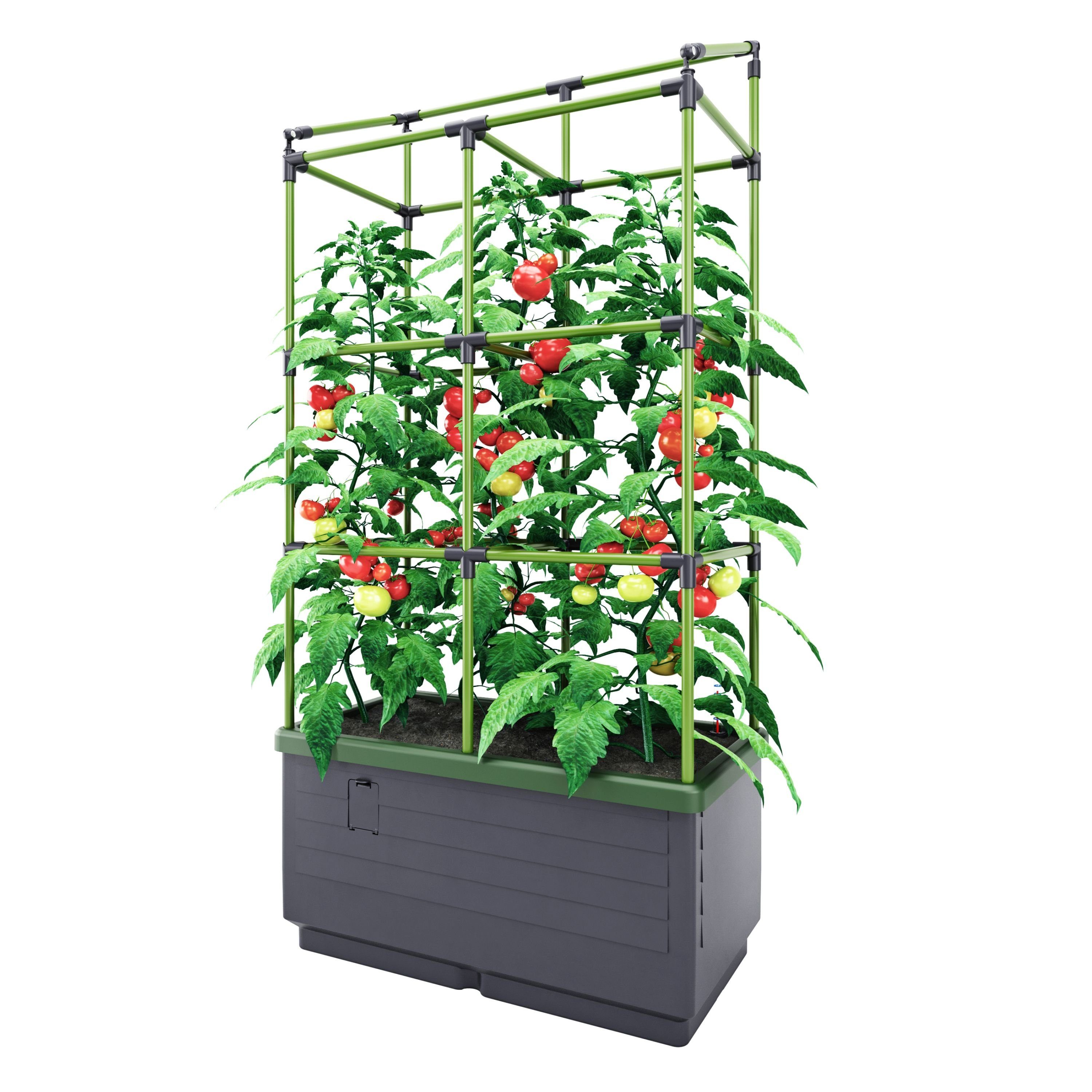 Hochbeet Hochbeet "City Jungle" mit Rankgitter L 62 x B 33 x H 128 cm