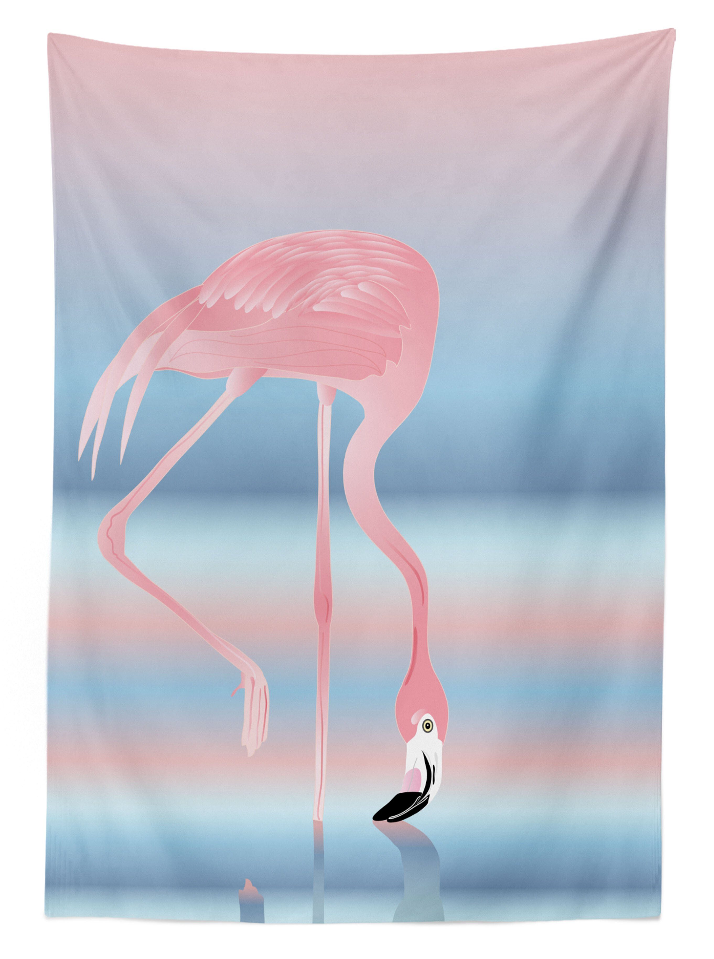Waschbar in Klare Außen den geeignet Love Farbfest Flamingo Farben, Abakuhaus See Für Bereich Vögel Tischdecke