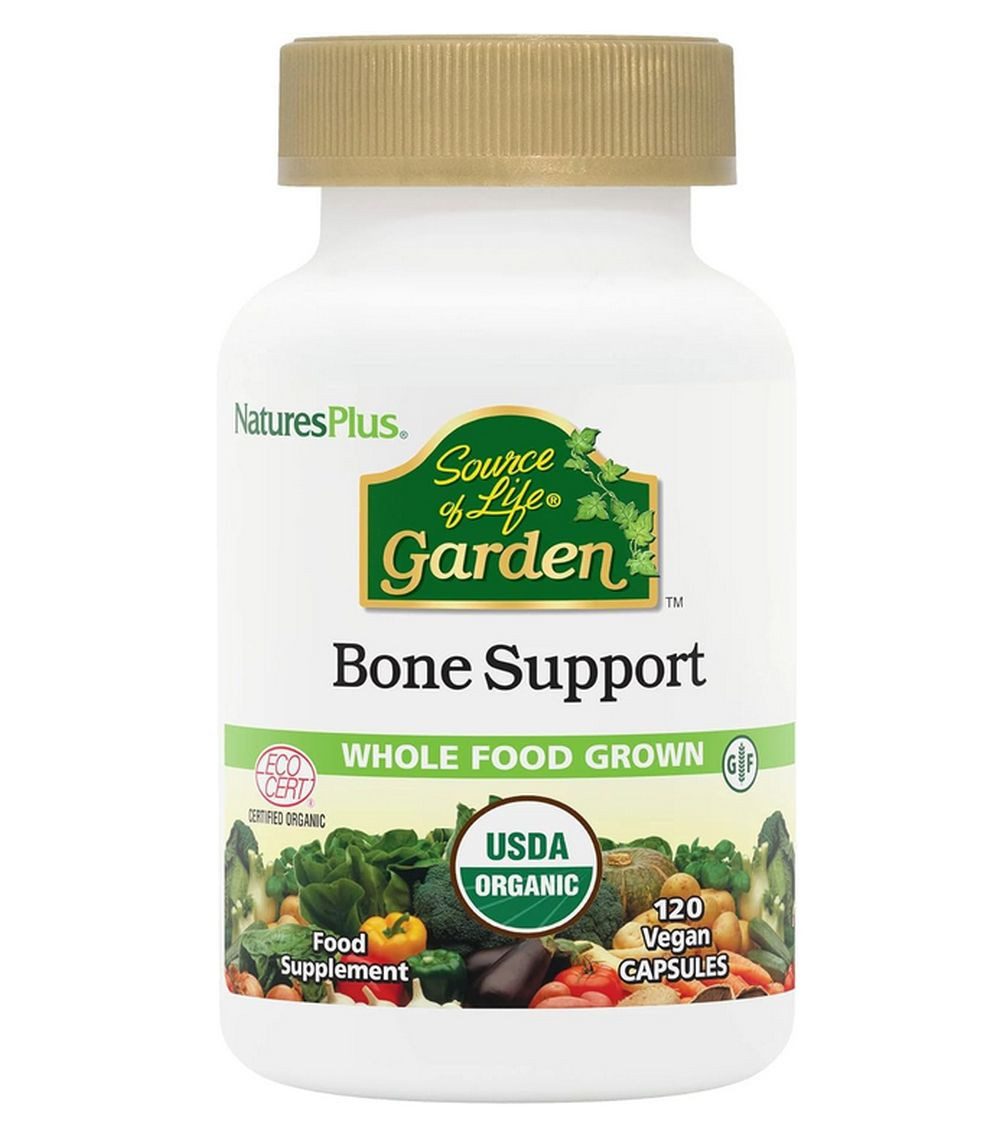 Natures Plus Source Of Life Garden Bone Support 120 Vegane Kapseln Kapseln