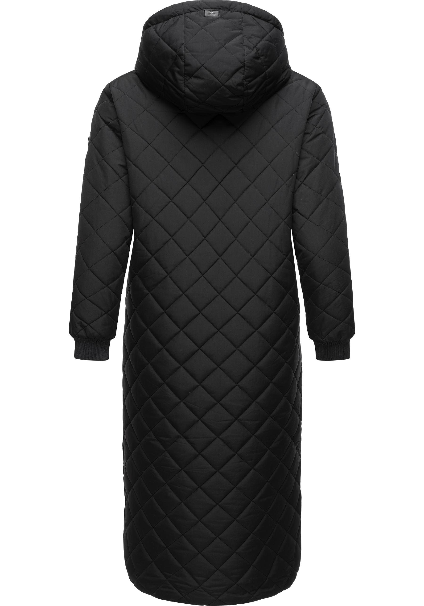Ragwear Steppmantel Niran stylischer, gesteppter Winterparka mit gefütterter Kapuze