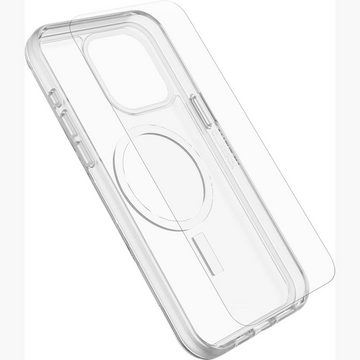 Otterbox Backcover Symmetry Hülle Apple iPhone 15 Pro Max, MagSafe & Schutzglas, 3x getestet nach Militärstandard und Premium Glass Displayschutz