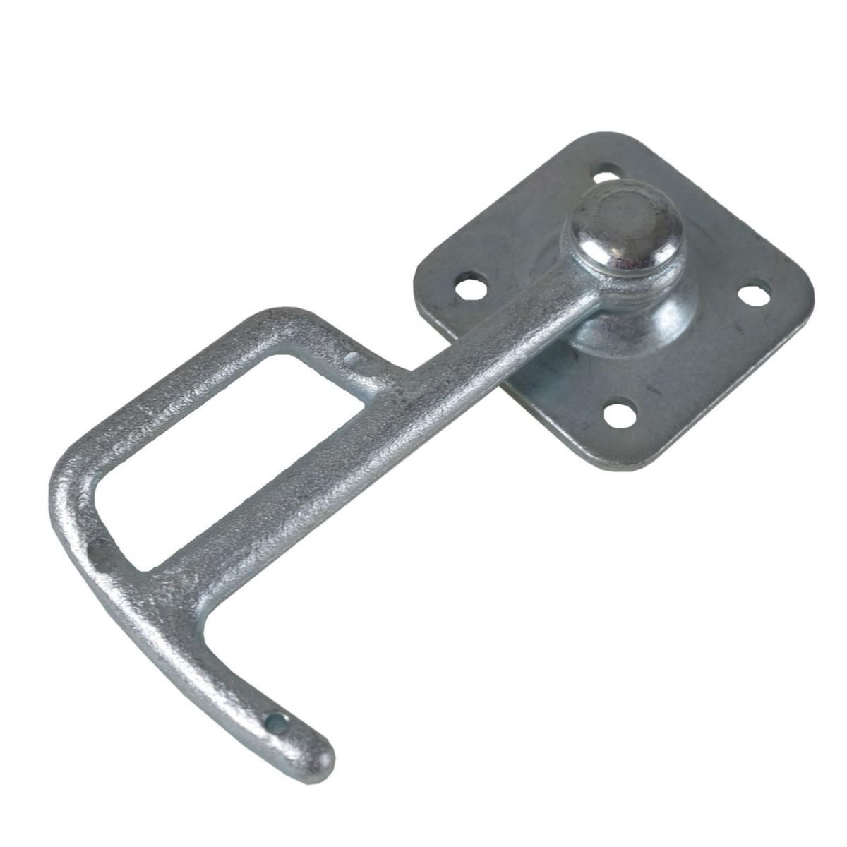 ProPlus Klapphaken Sicherheitshaken rechts 60 x 60 mm Ladebordwandhaken aus Metall, (1-St), universell einsetzbar