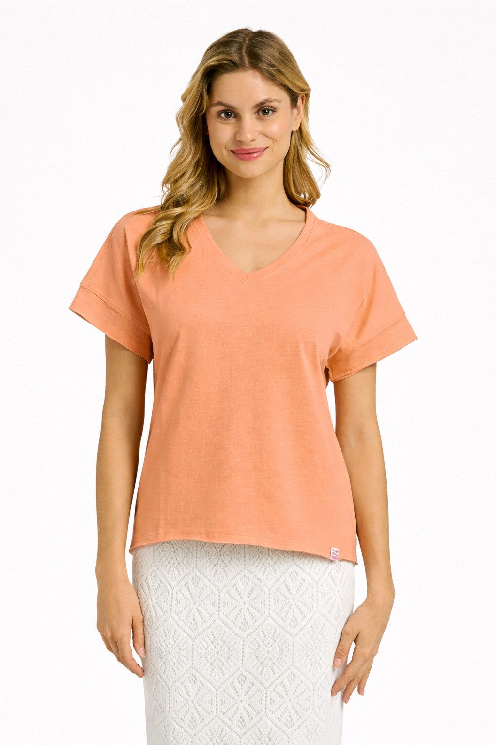Smith & Soul Sweater mit offenen Kanten
